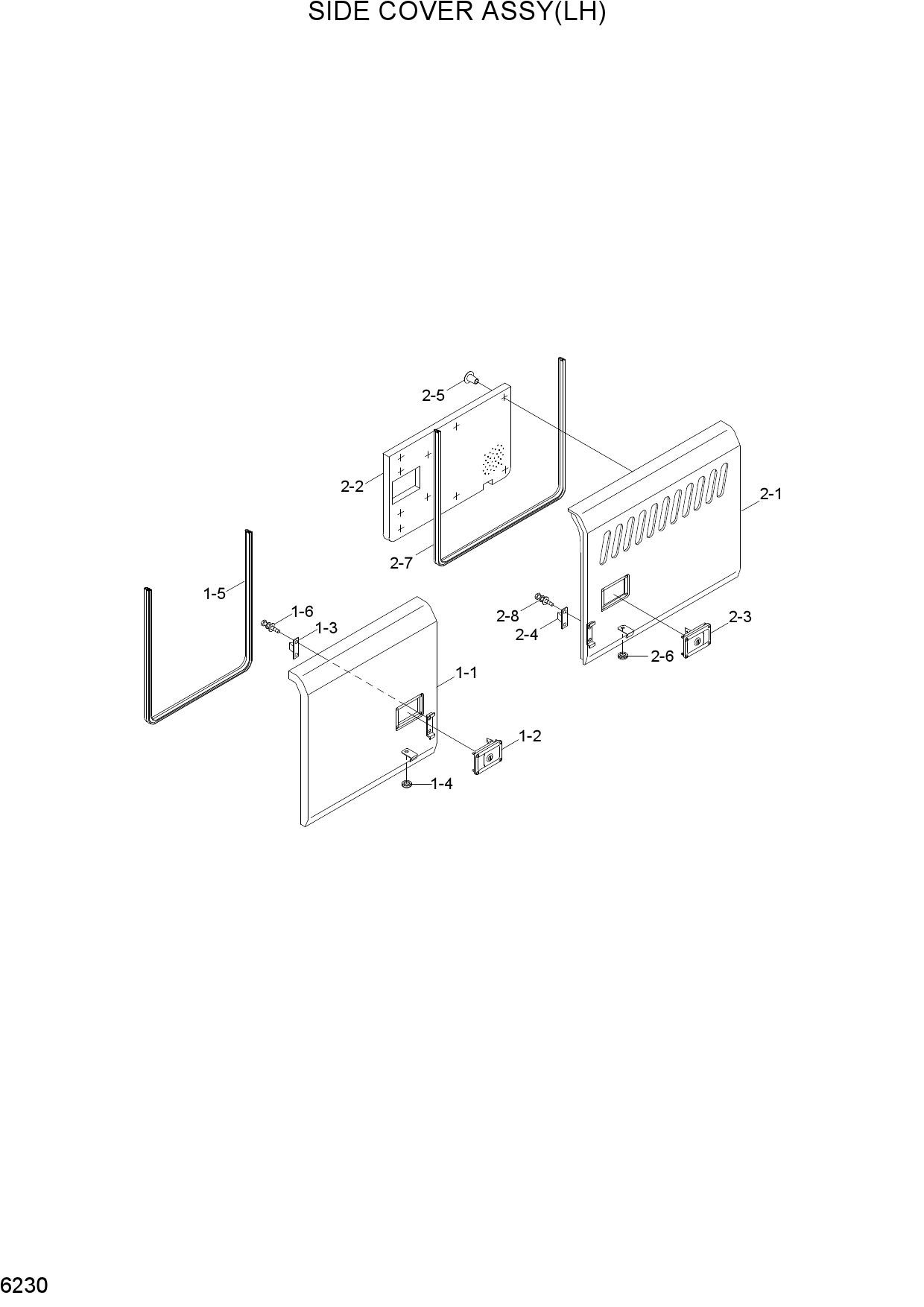 SIDE COVER ASSY(LH)