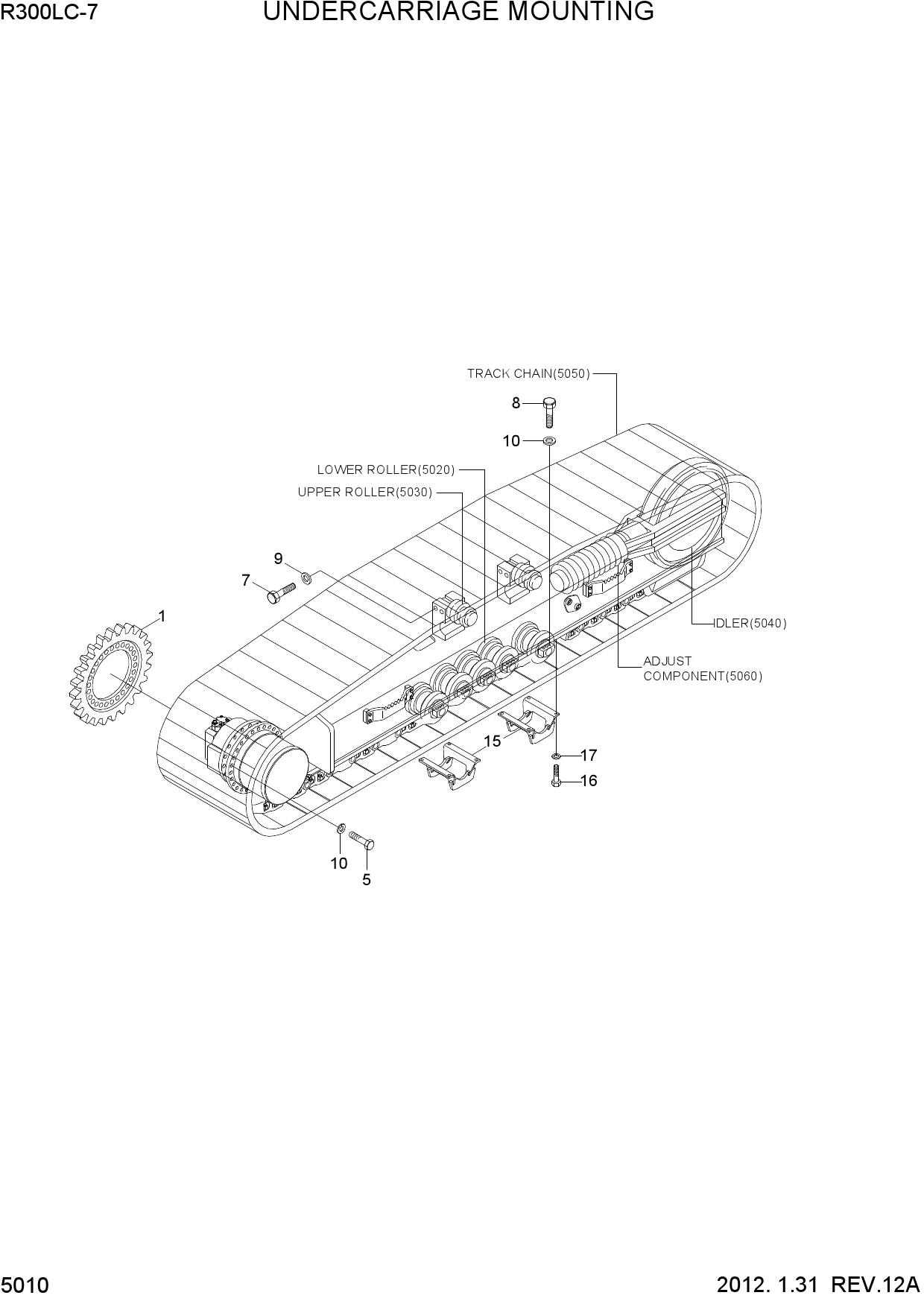 UNDERCARRIAGE MOUNTING