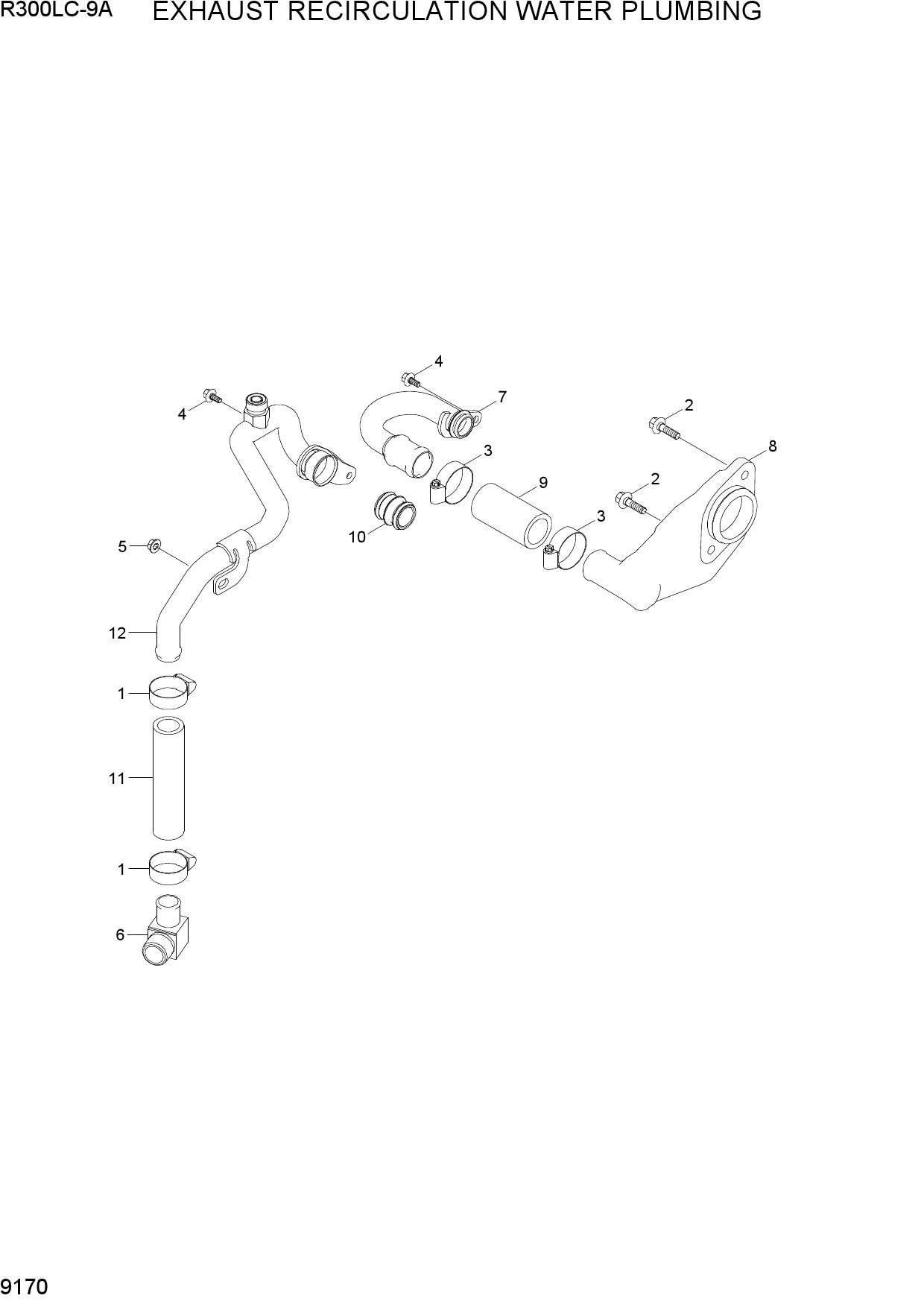 EXHAUST RECIRCULATION WATER PLUMBING