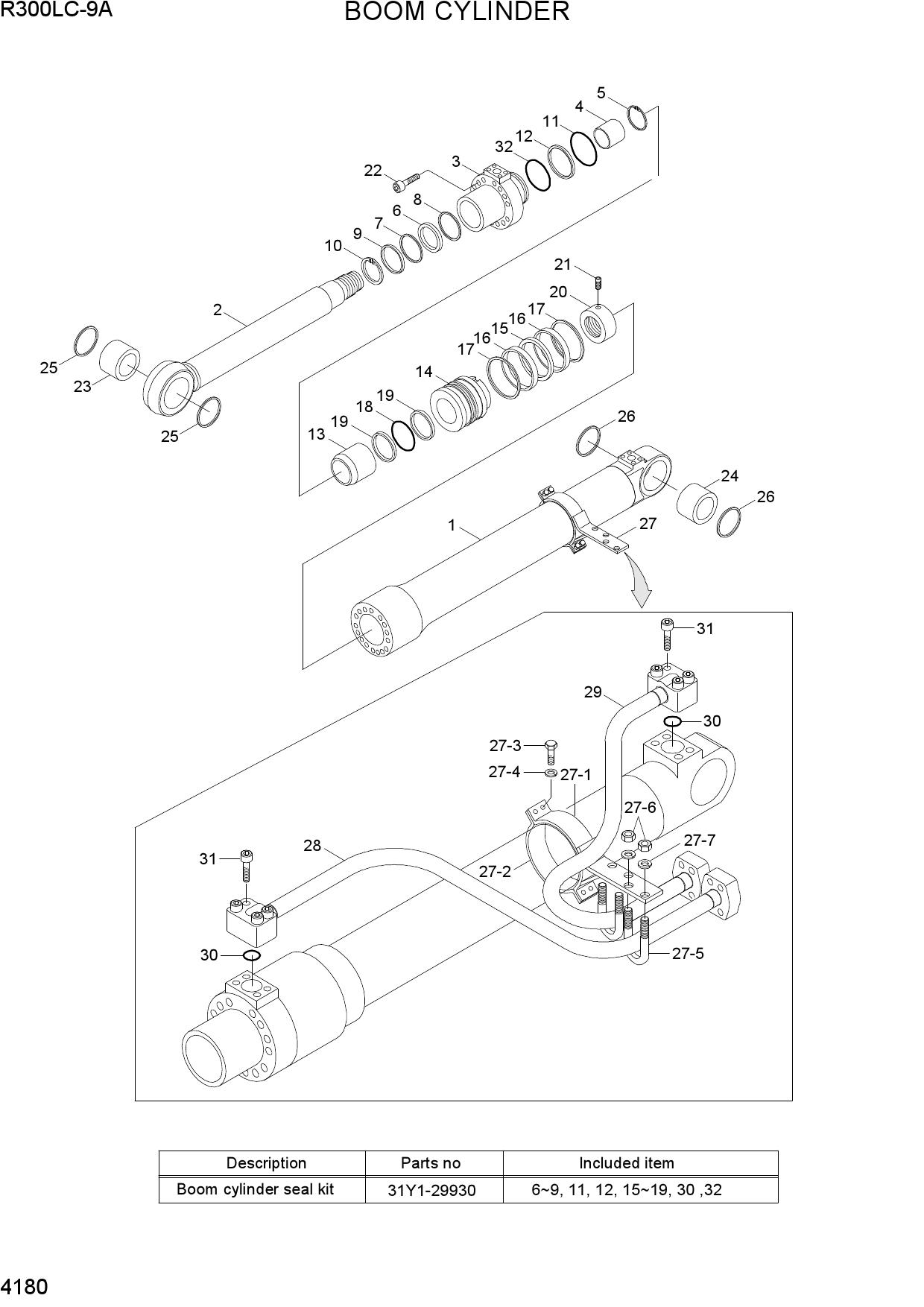 BOOM CYLINDER