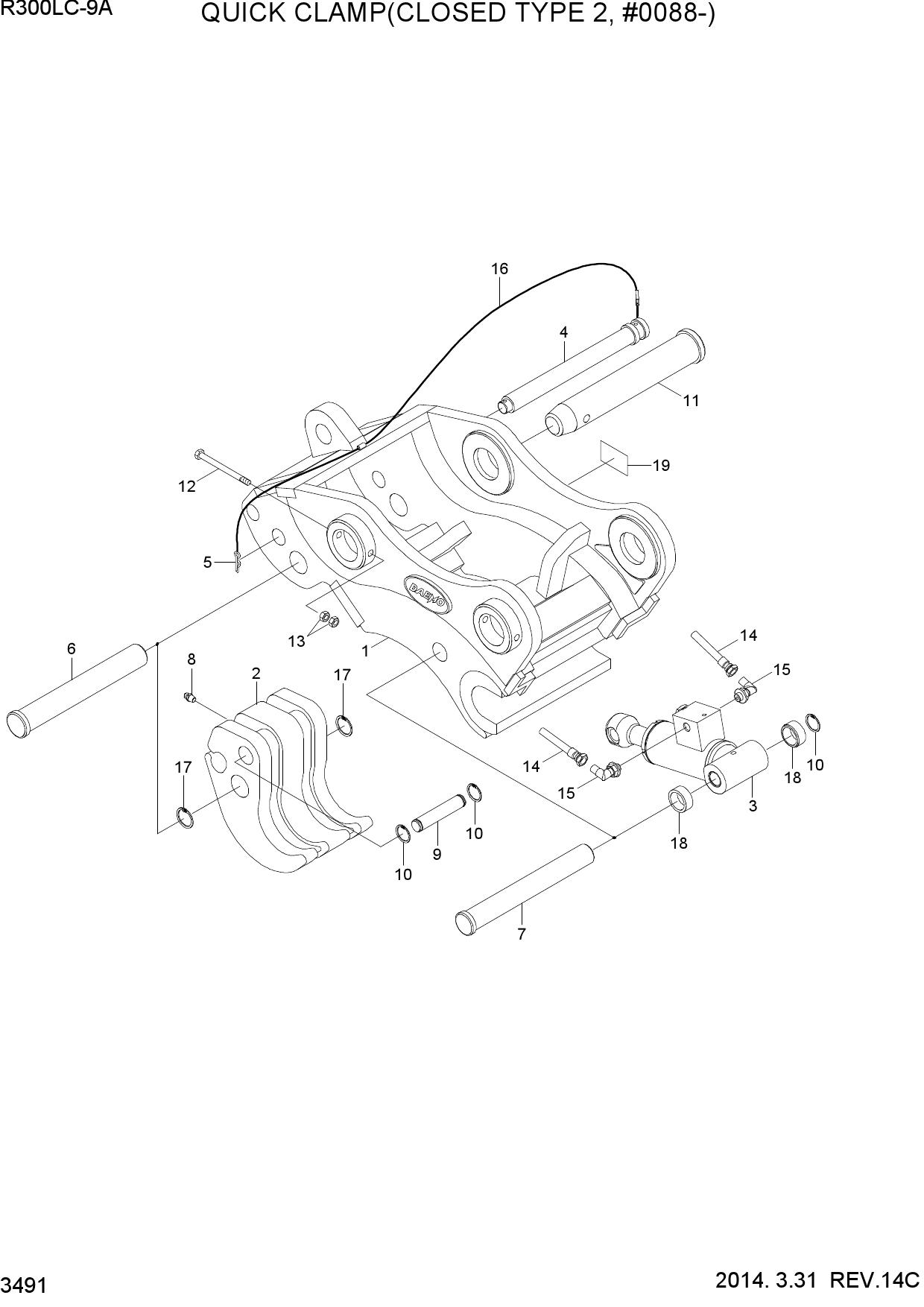QUICK CLAMP(CLOSE TYPE 2, #0088-)