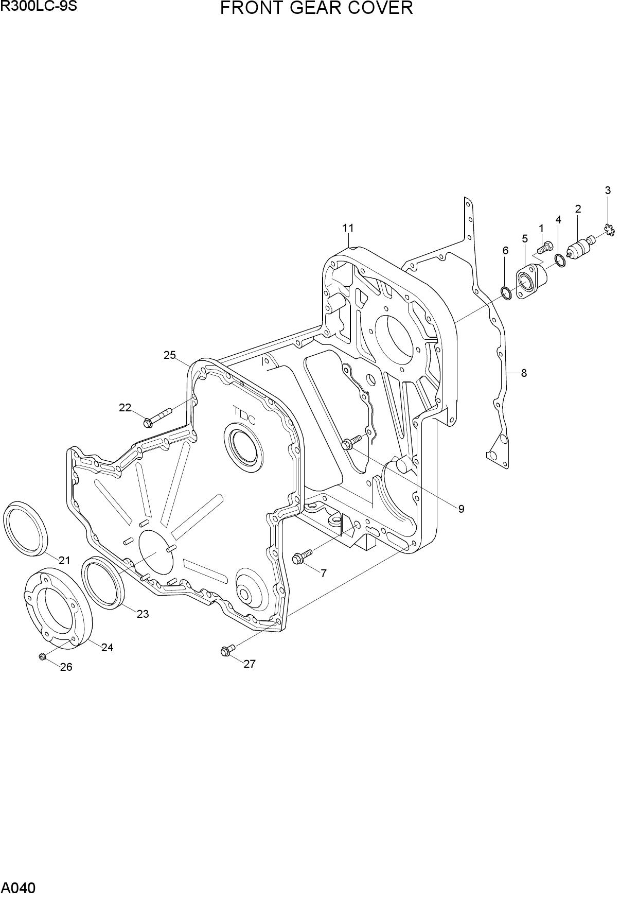 FRONT GEAR COVER