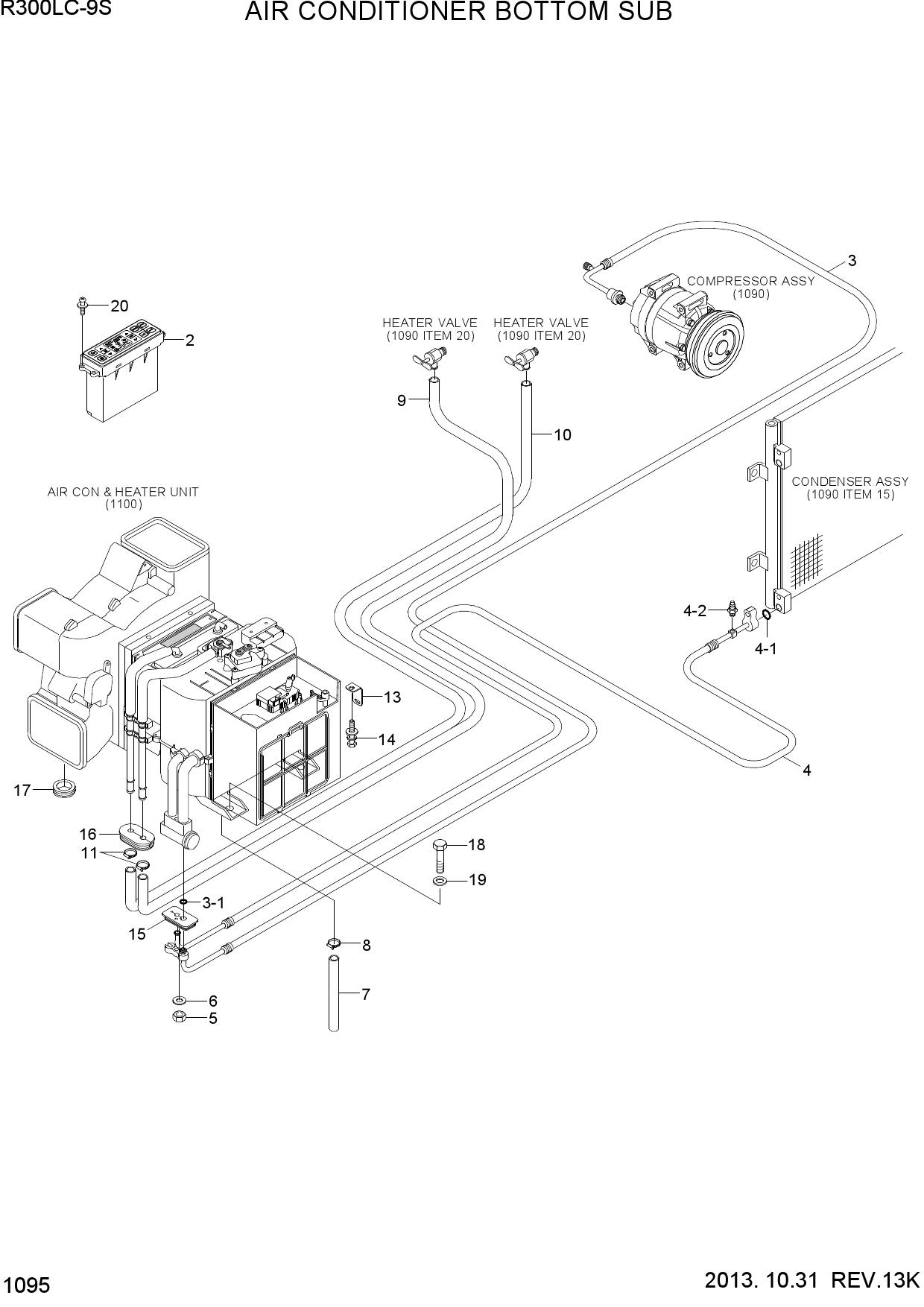 AIR CONDITIONER BOTTOM SUB