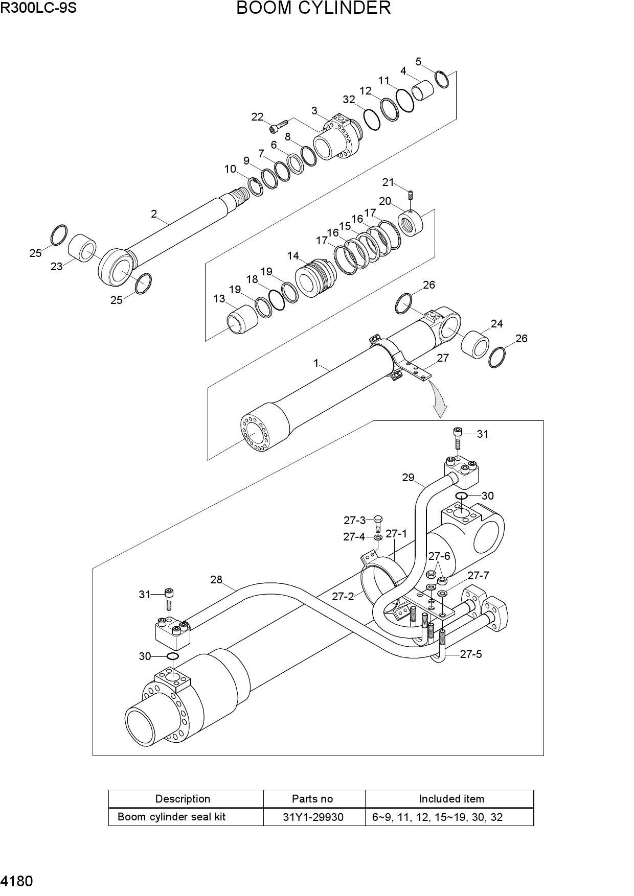 BOOM CYLINDER