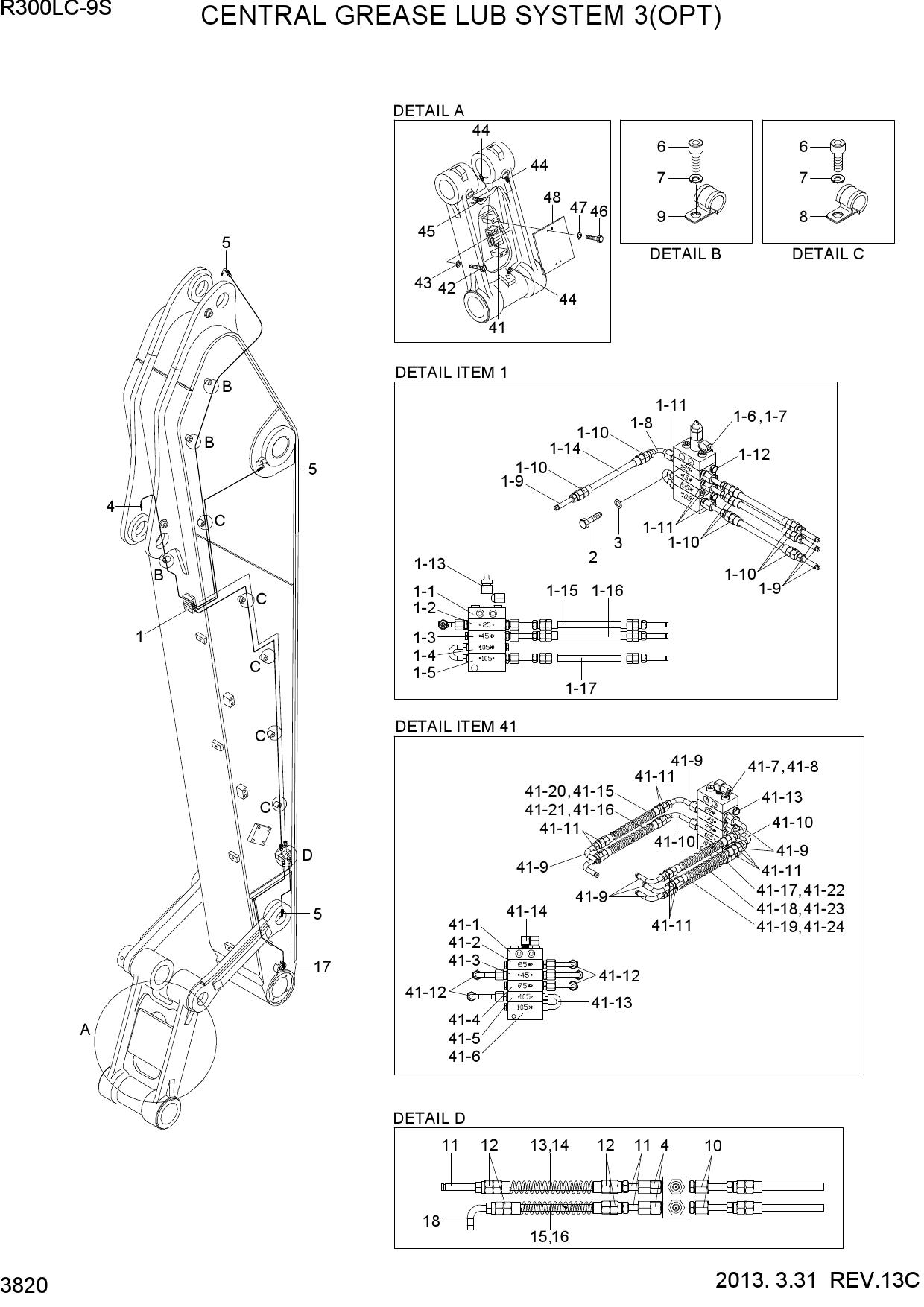 CENTRAL GREASE LUB SYSTEM 3(OPT)
