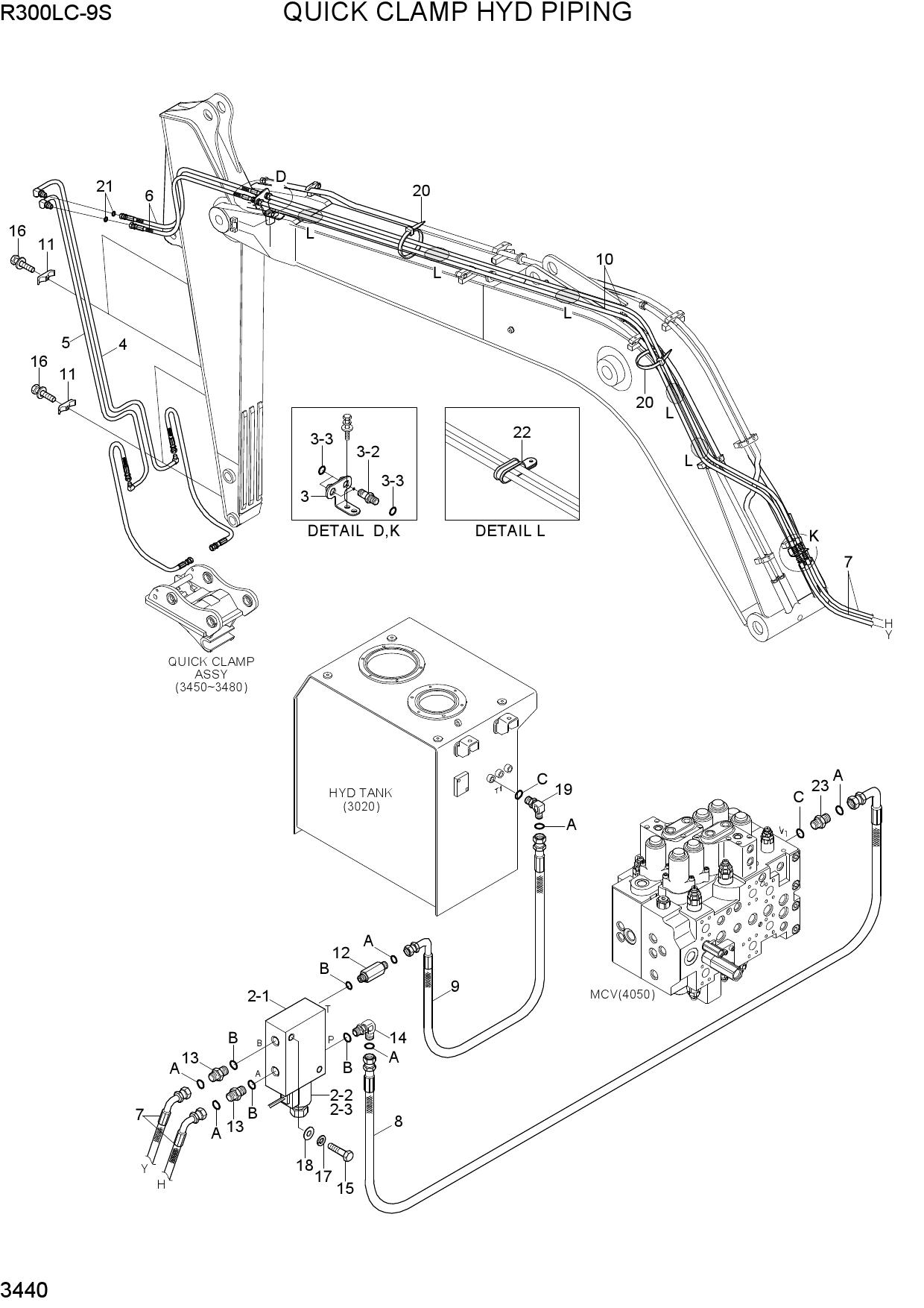 QUICK CLAMP HYD PIPING