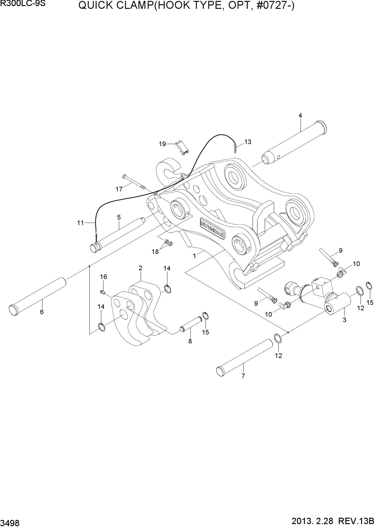 QUICK CLAMP(HOOK TYPE 1, OPT, #0727-)