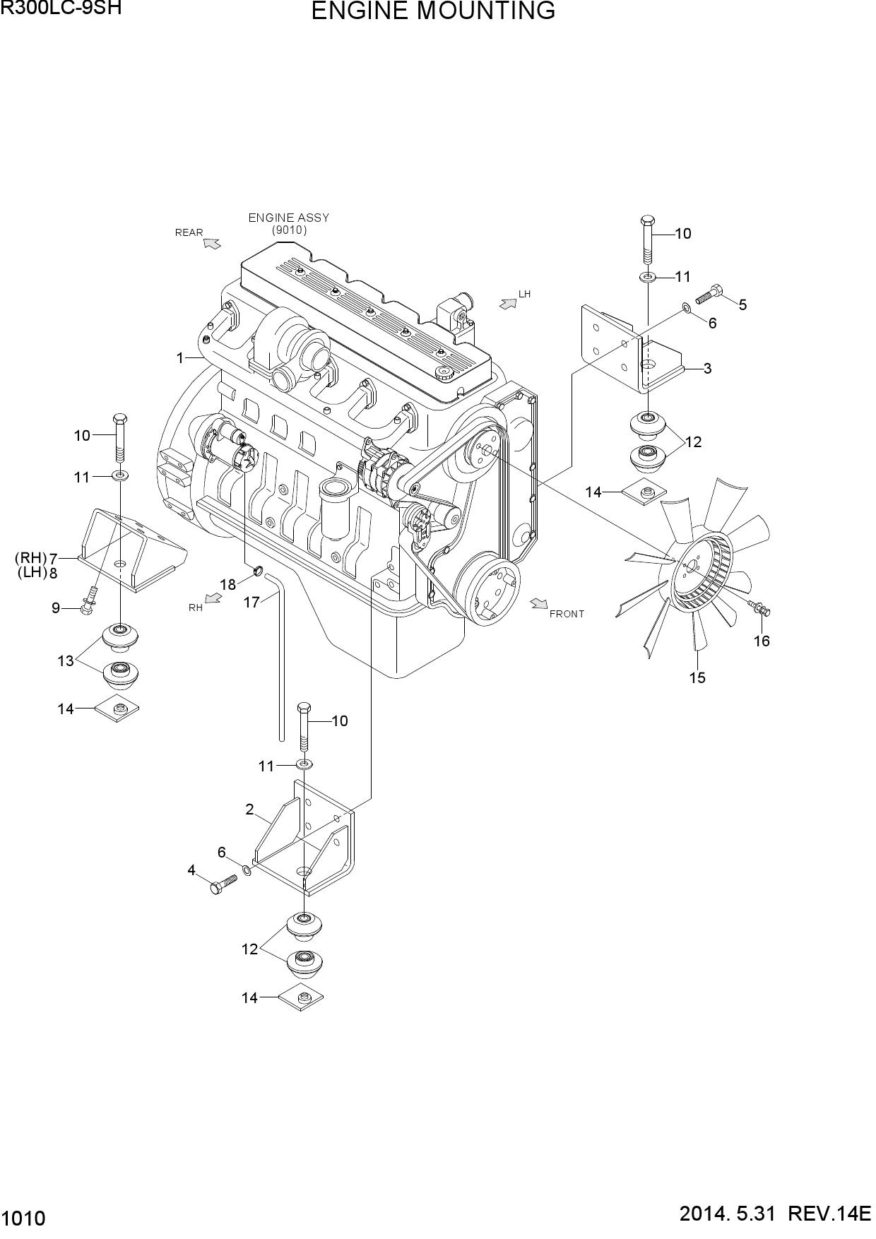 ENGINE MOUNTING