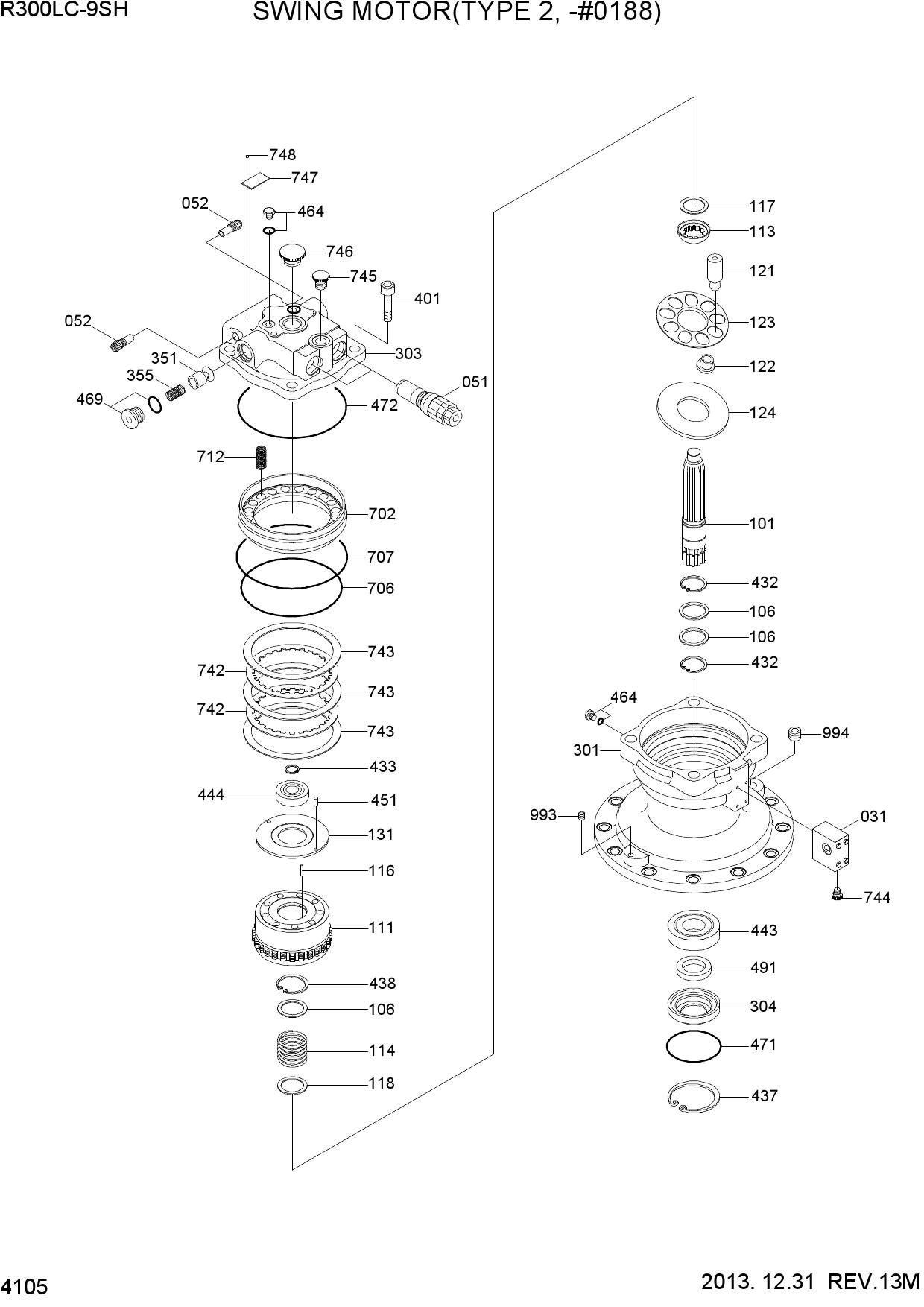 SWING MOTOR(TYPE 2, -#0188)