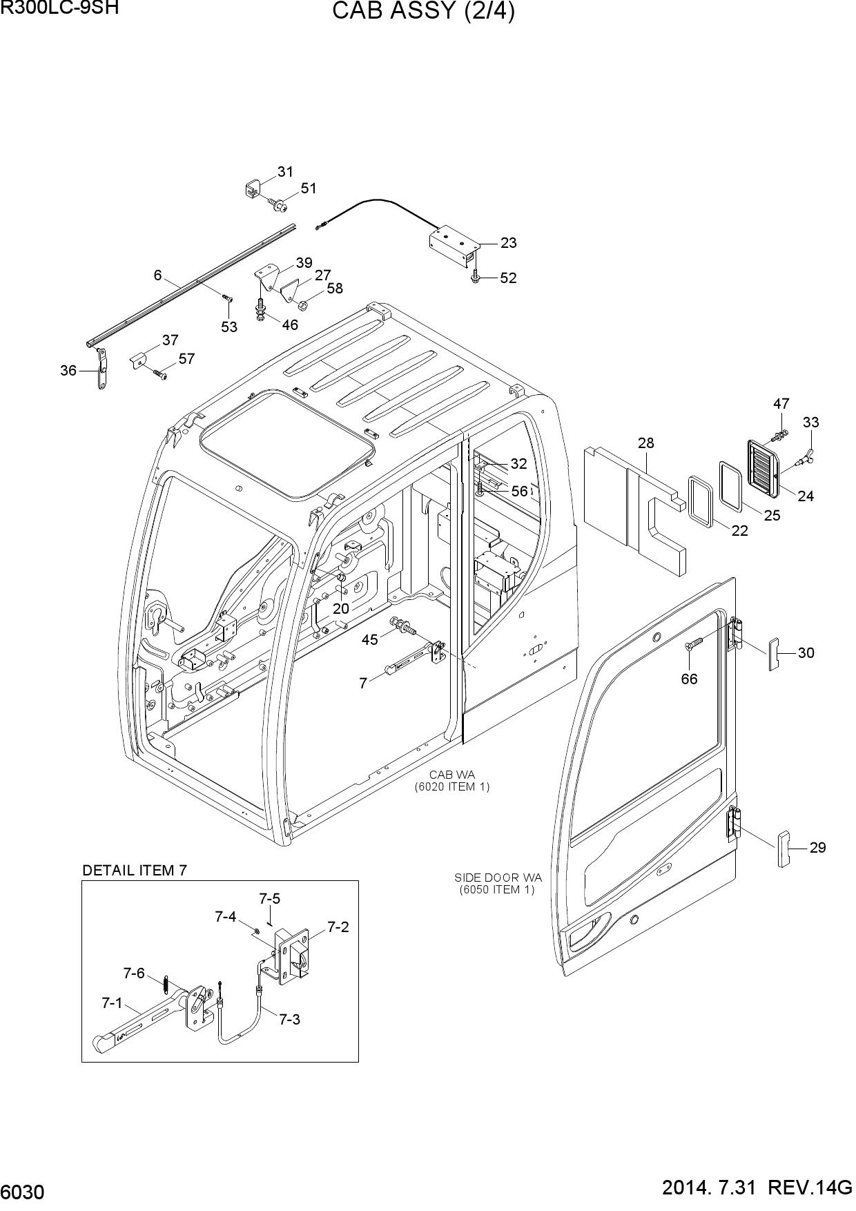 CAB ASSY(2/4)