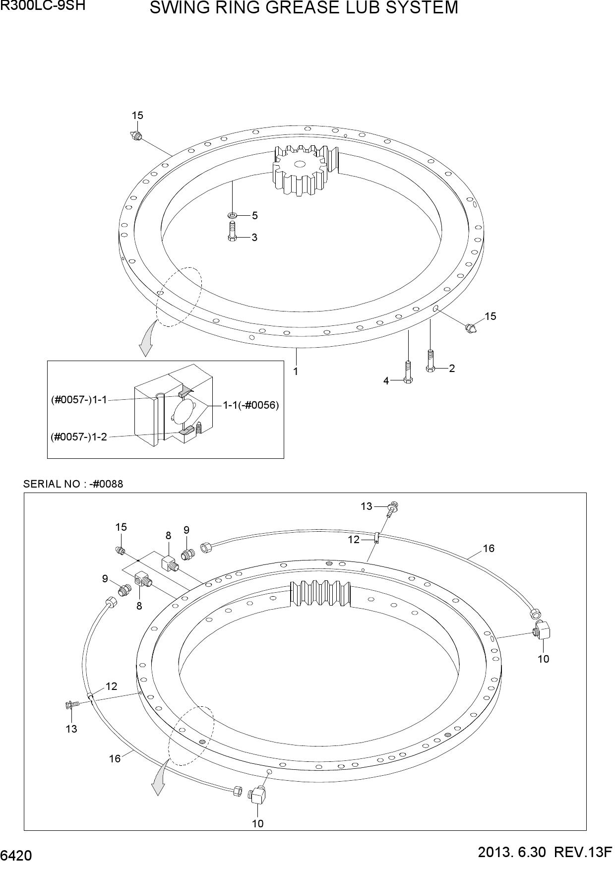 SWING RING GREASE LUB SYSTEM