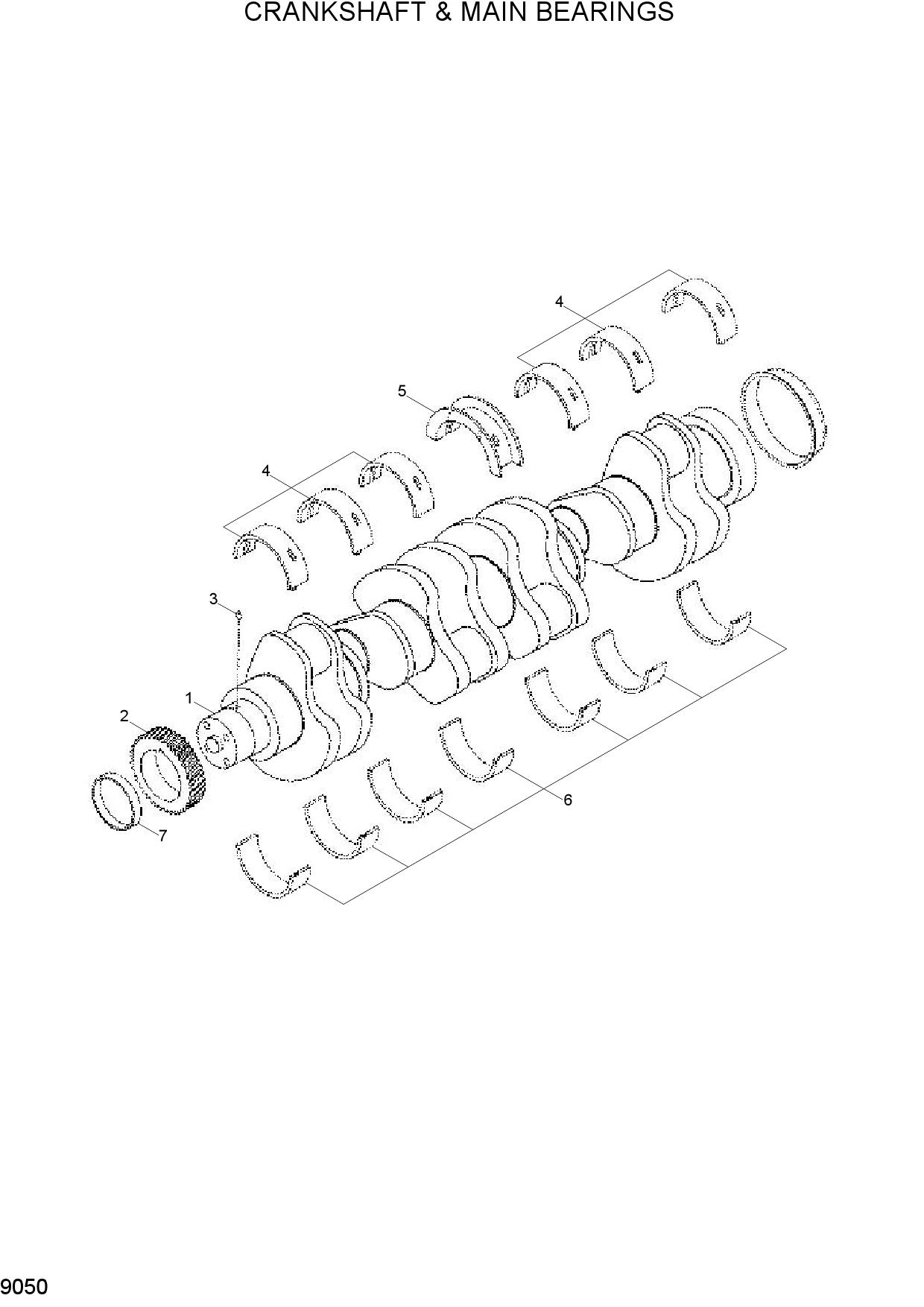 CRANKSHAFT & MAIN BEARINGS