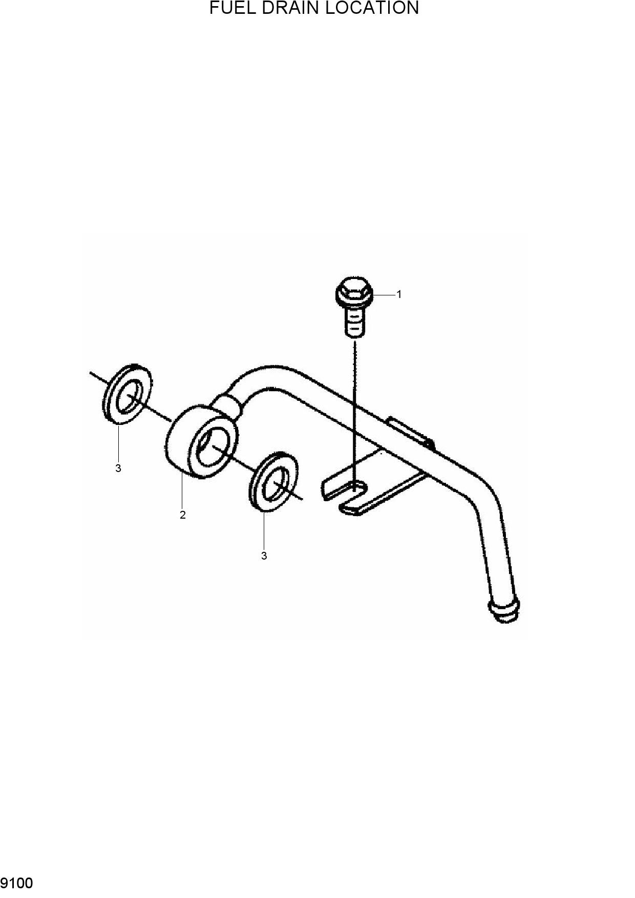 FUEL DRAIN LOCATION