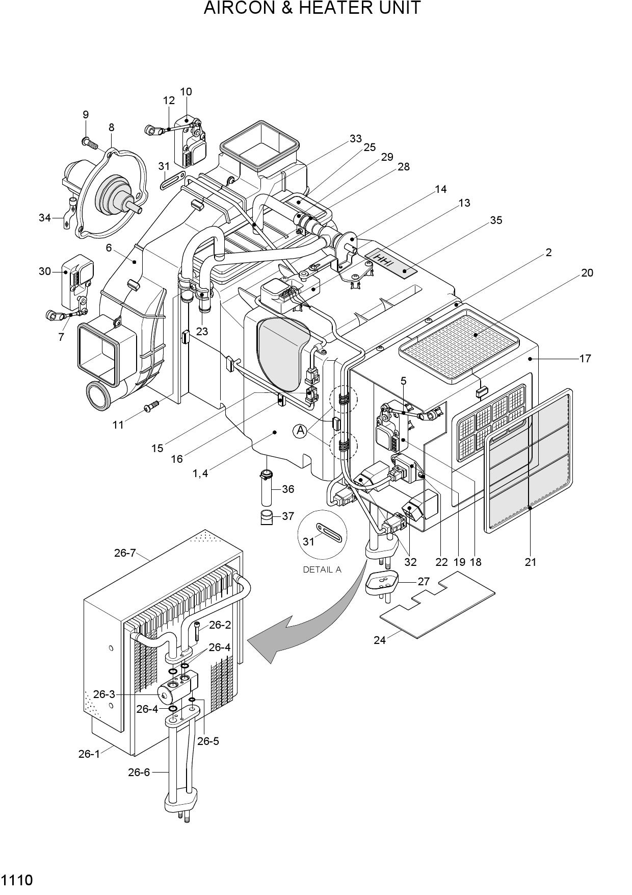 AIRCON & HEATER UNIT(-#1043)