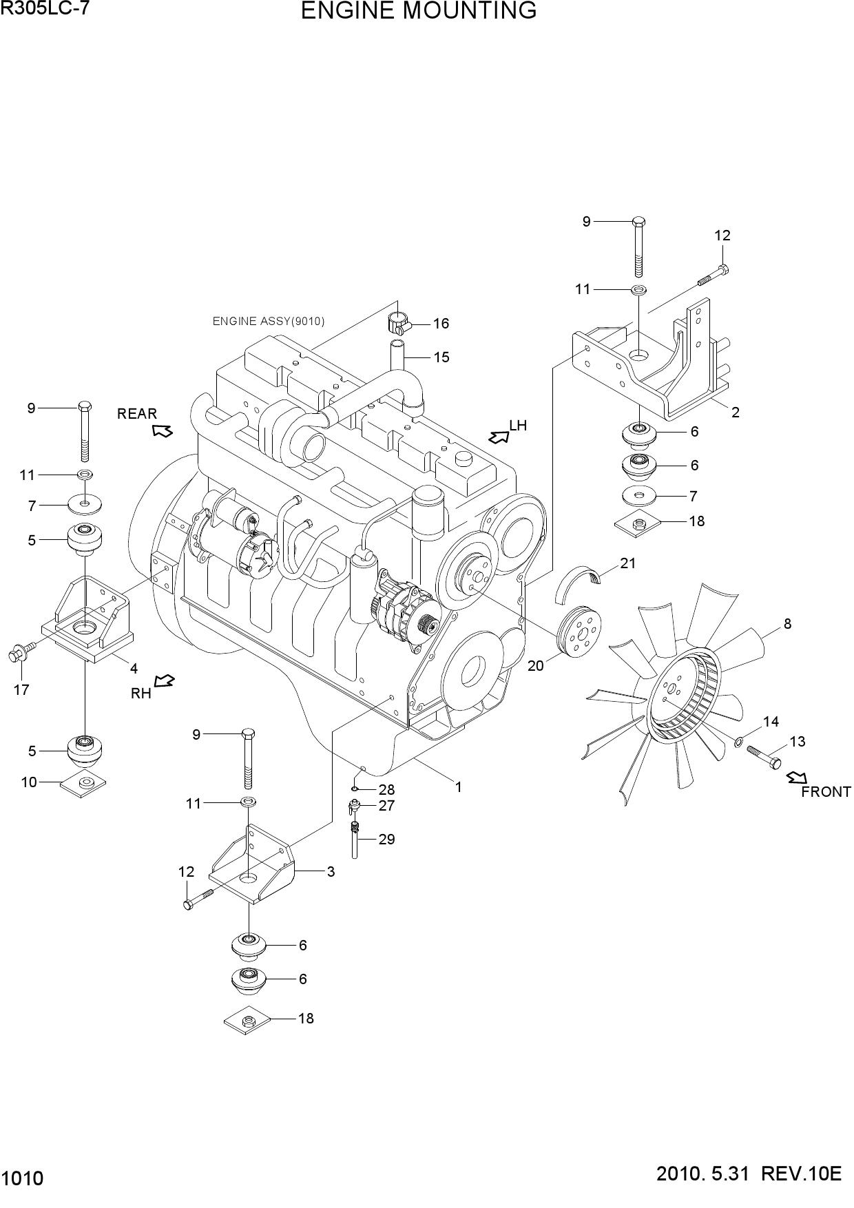 ENGINE MOUNTING