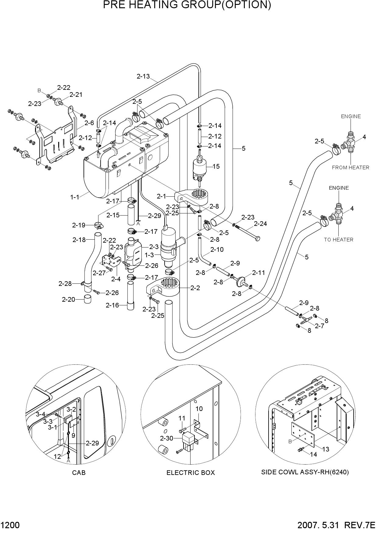 PRE HEATING GROUP(OPTION)