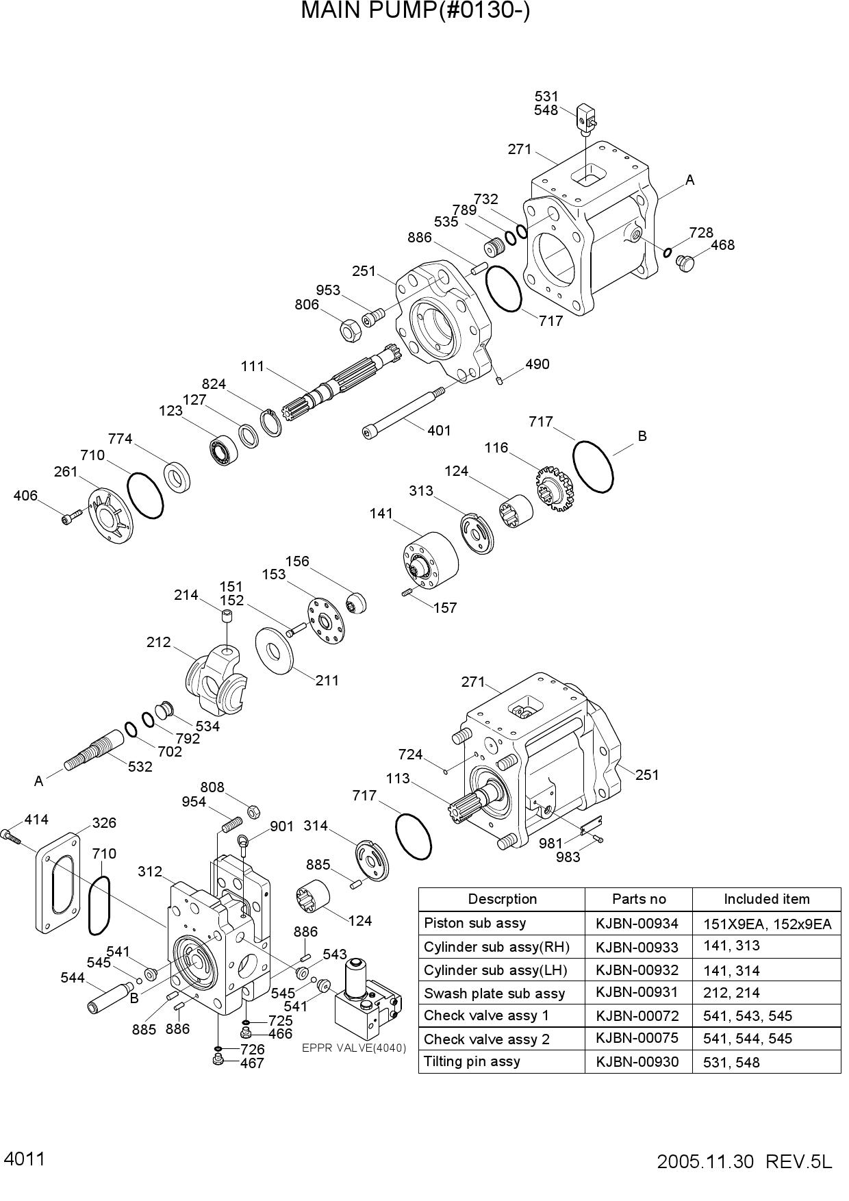 MAIN PUMP(#0130-)
