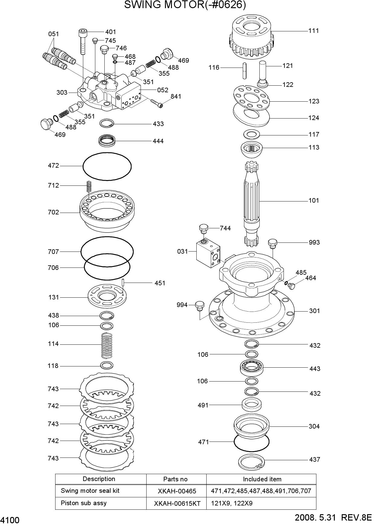 SWING MOTOR(TYPE 1, -#0626)