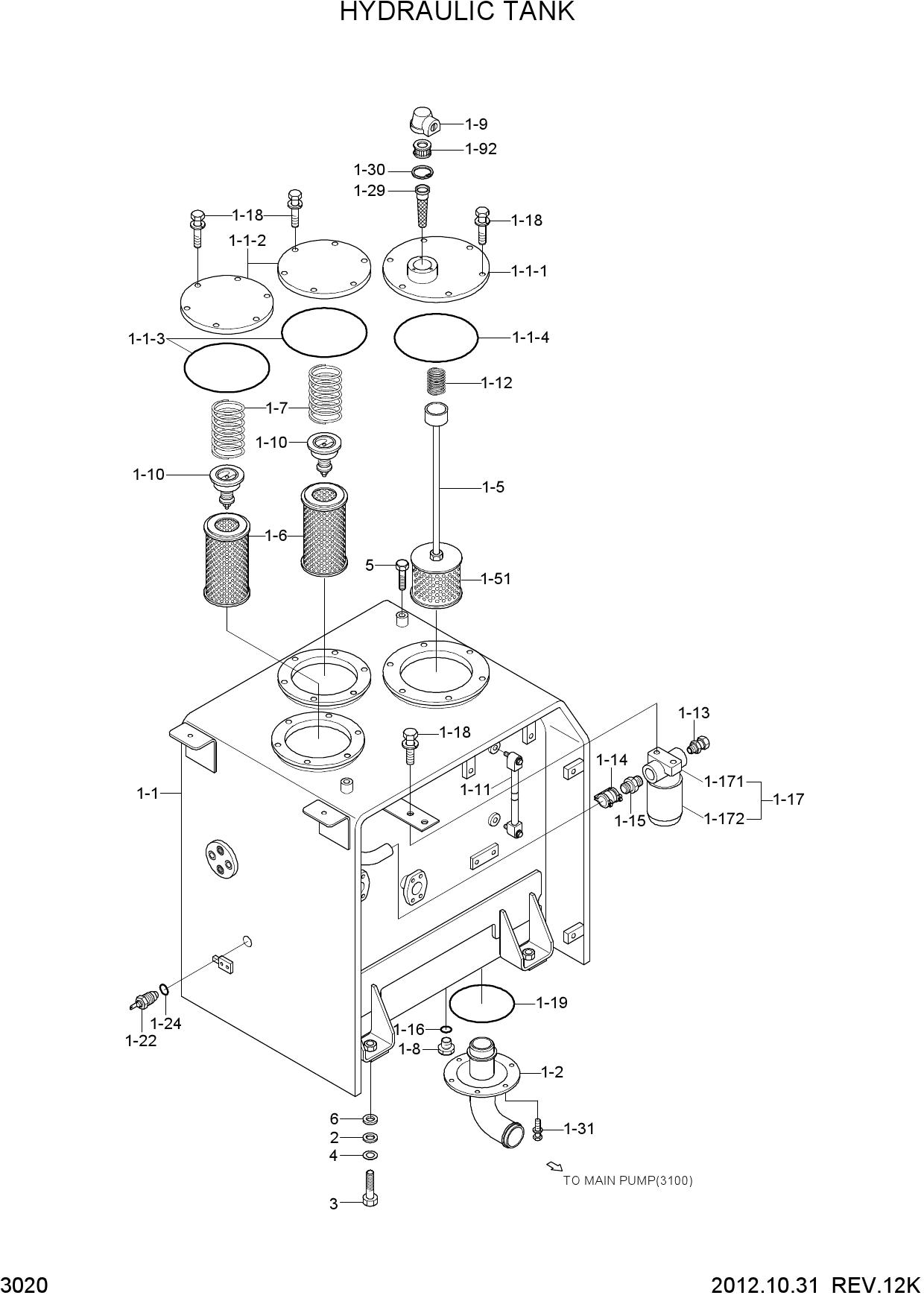 HYDRAULIC TANK