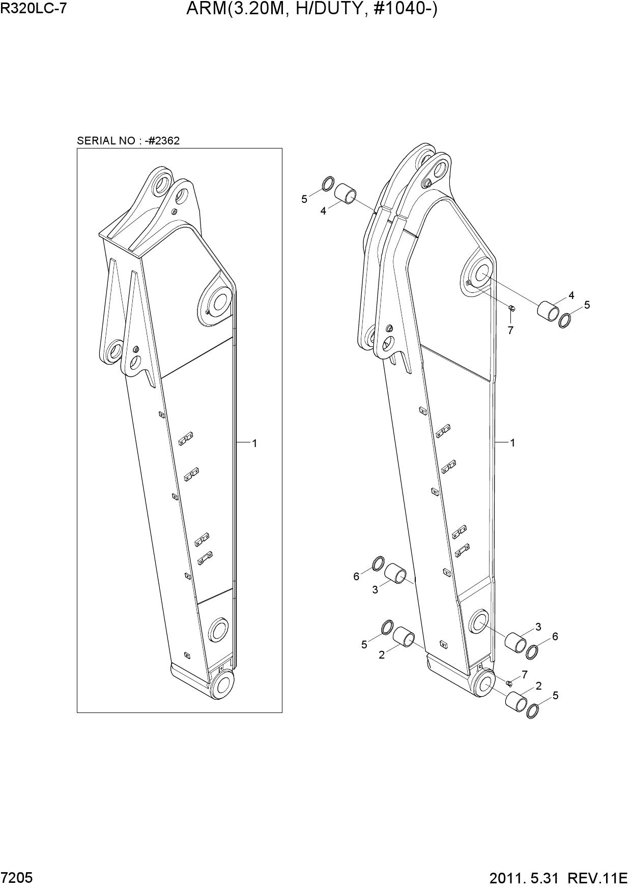 ARM(3.2M, HEAVY DUTY #1040-)
