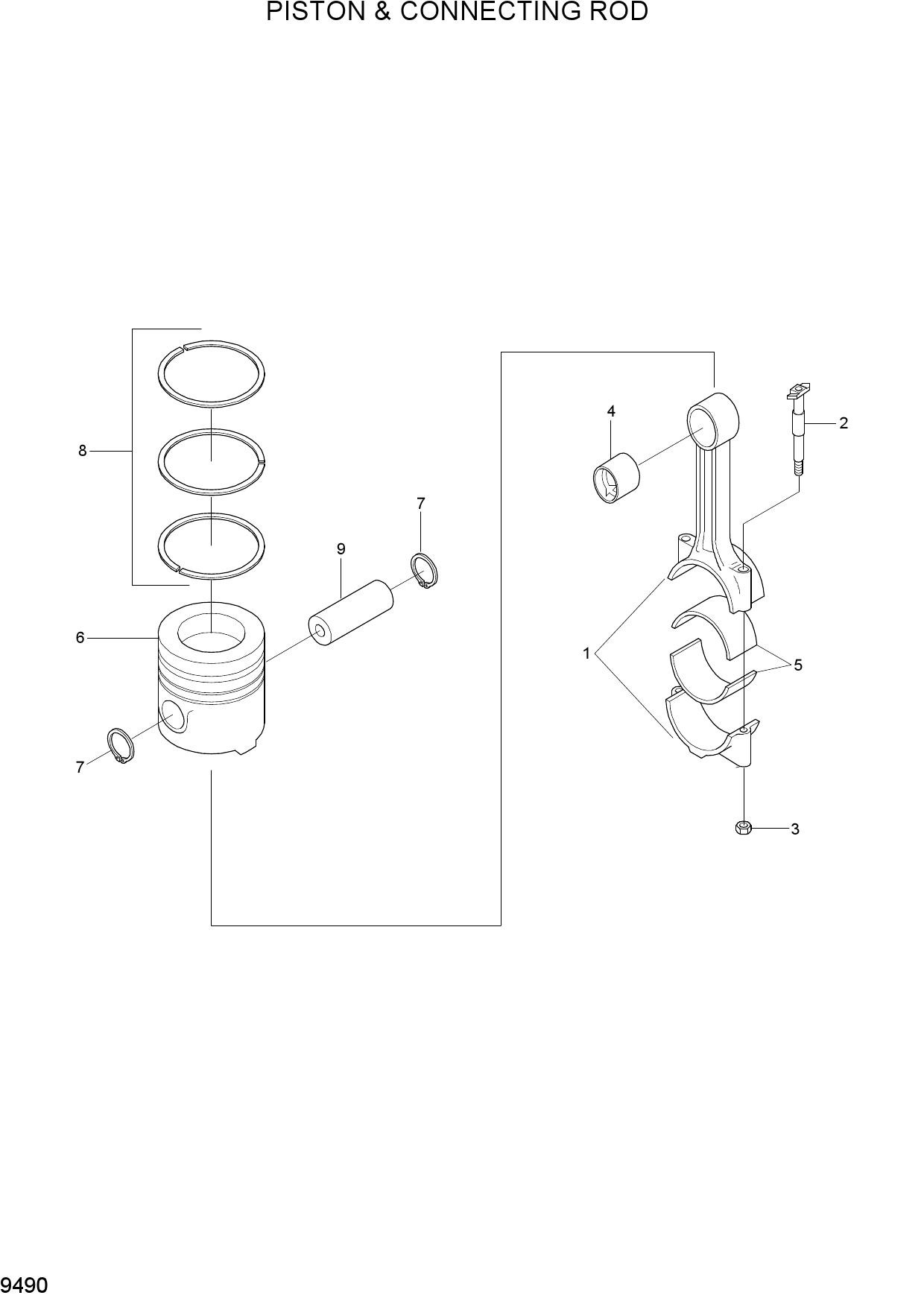 CONNECTING ROD & PISTON