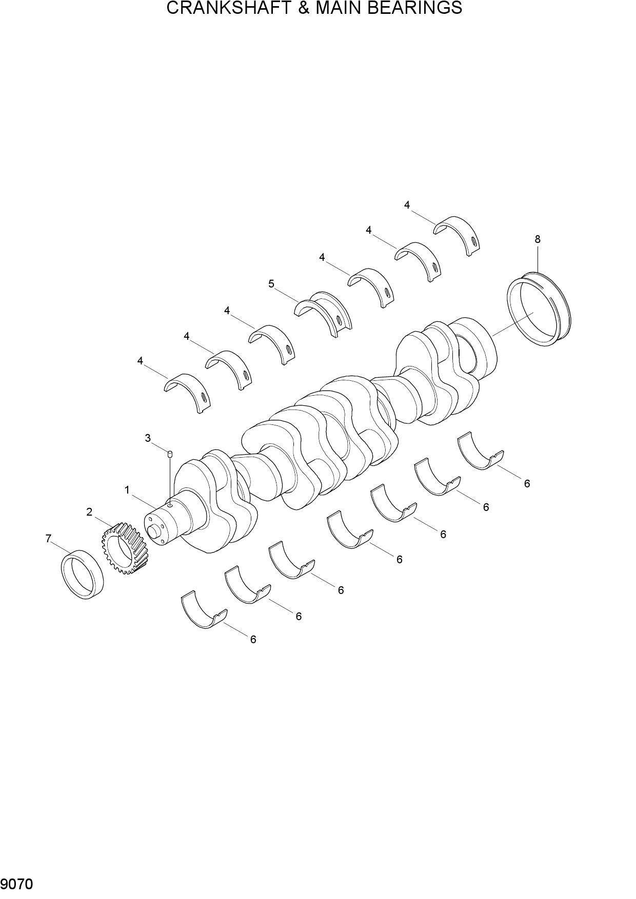 CRANKSHAFT & MAIN BEARINGS