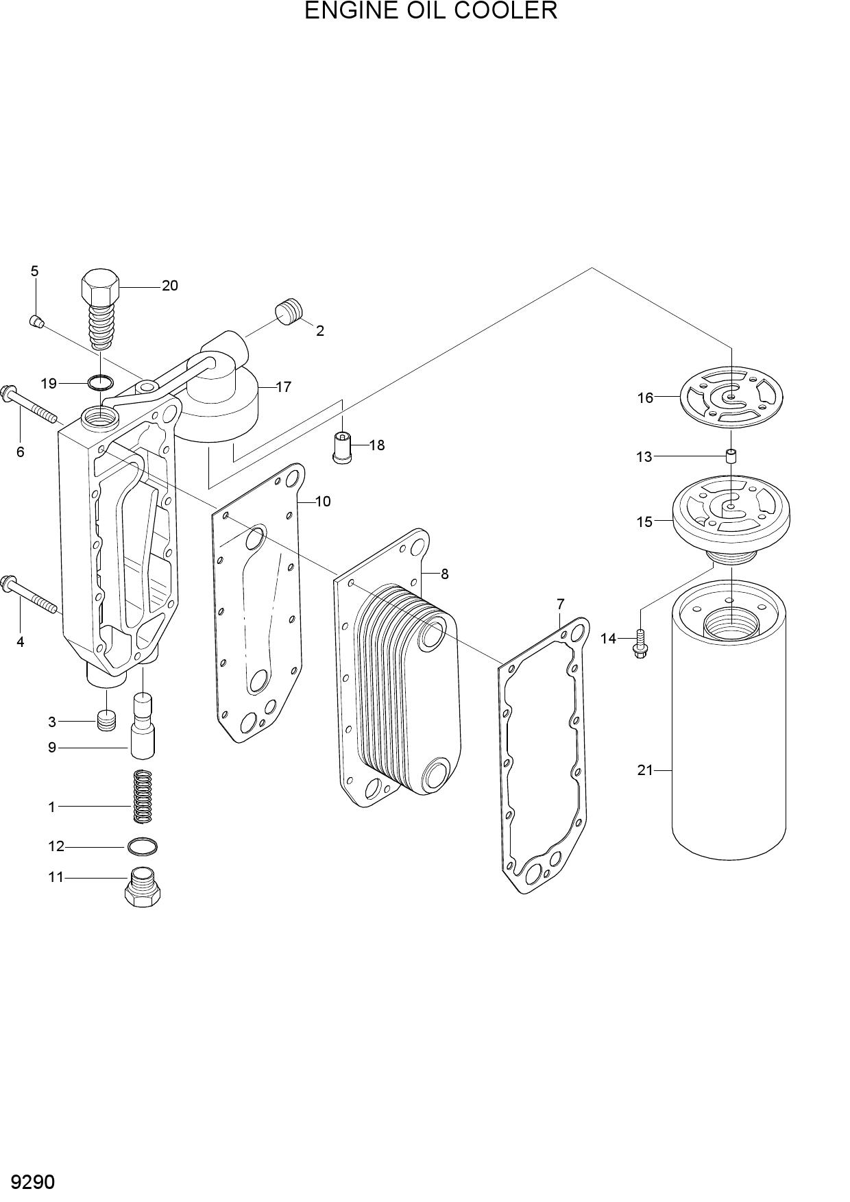 ENGINE OIL COOLER