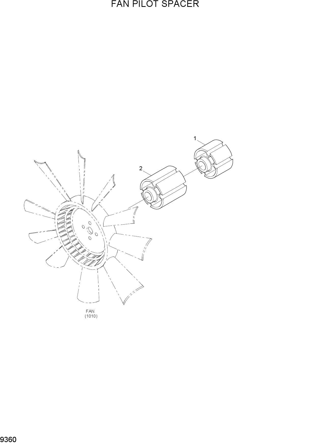 FAN PILOT SPACER