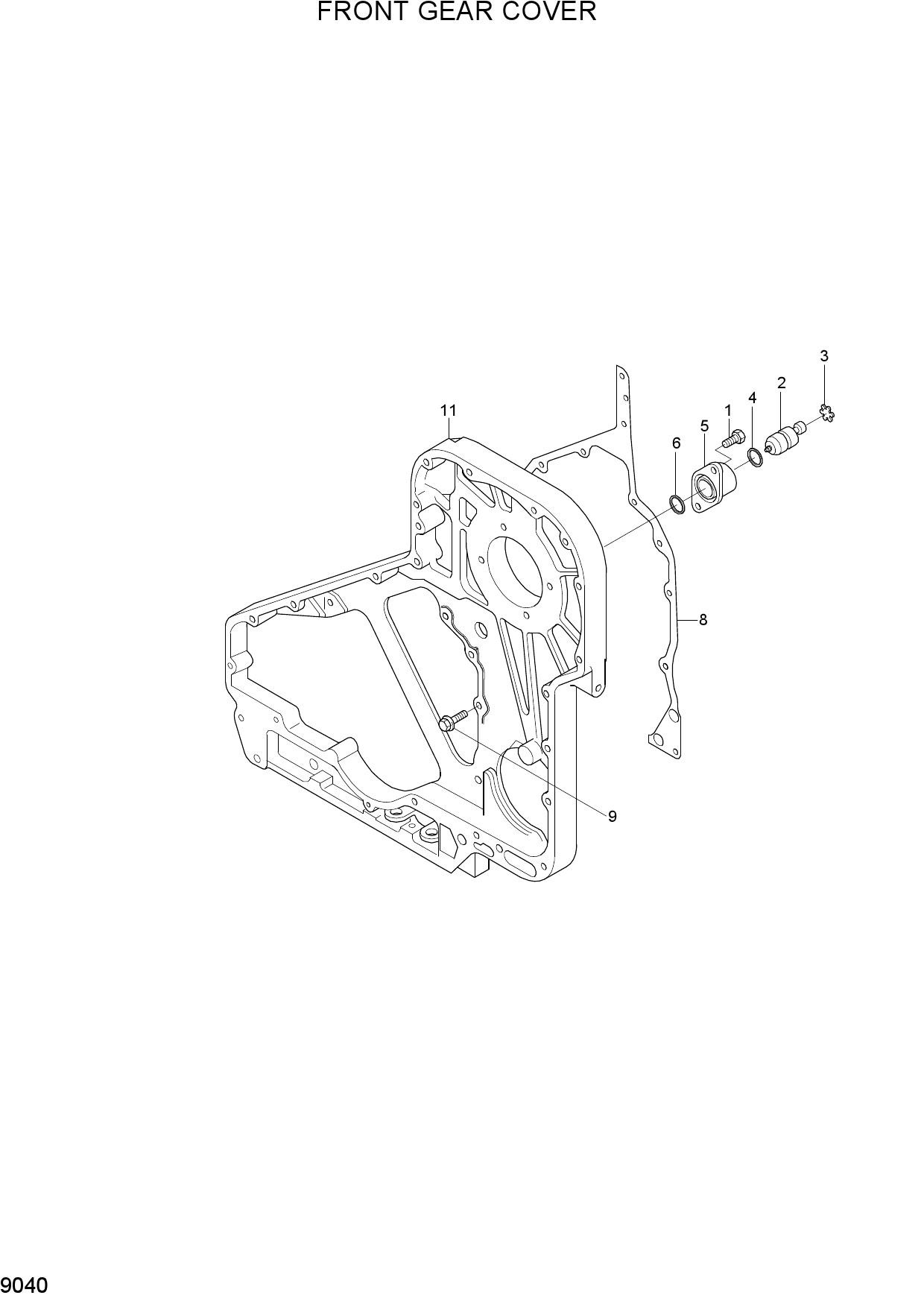 FRONT GEAR COVER