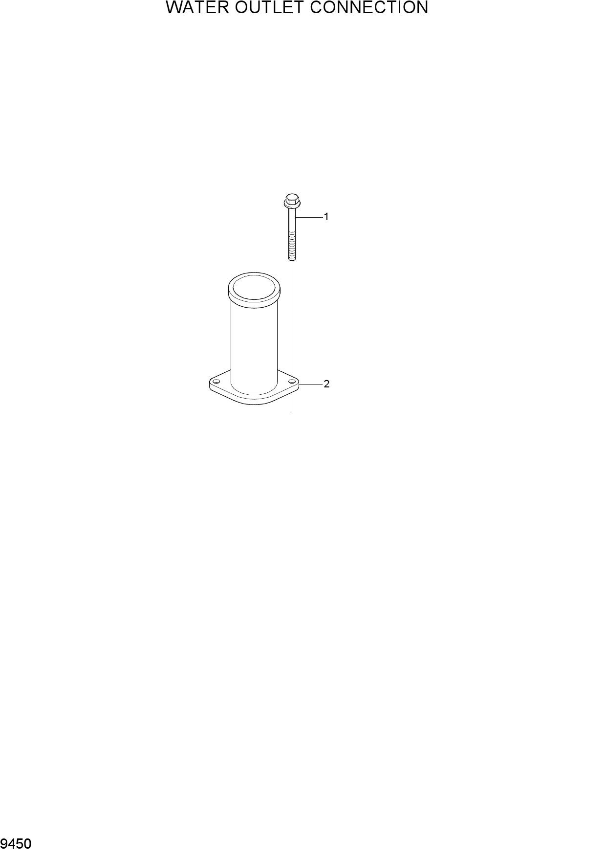 WATER OUTLET CONNECTION