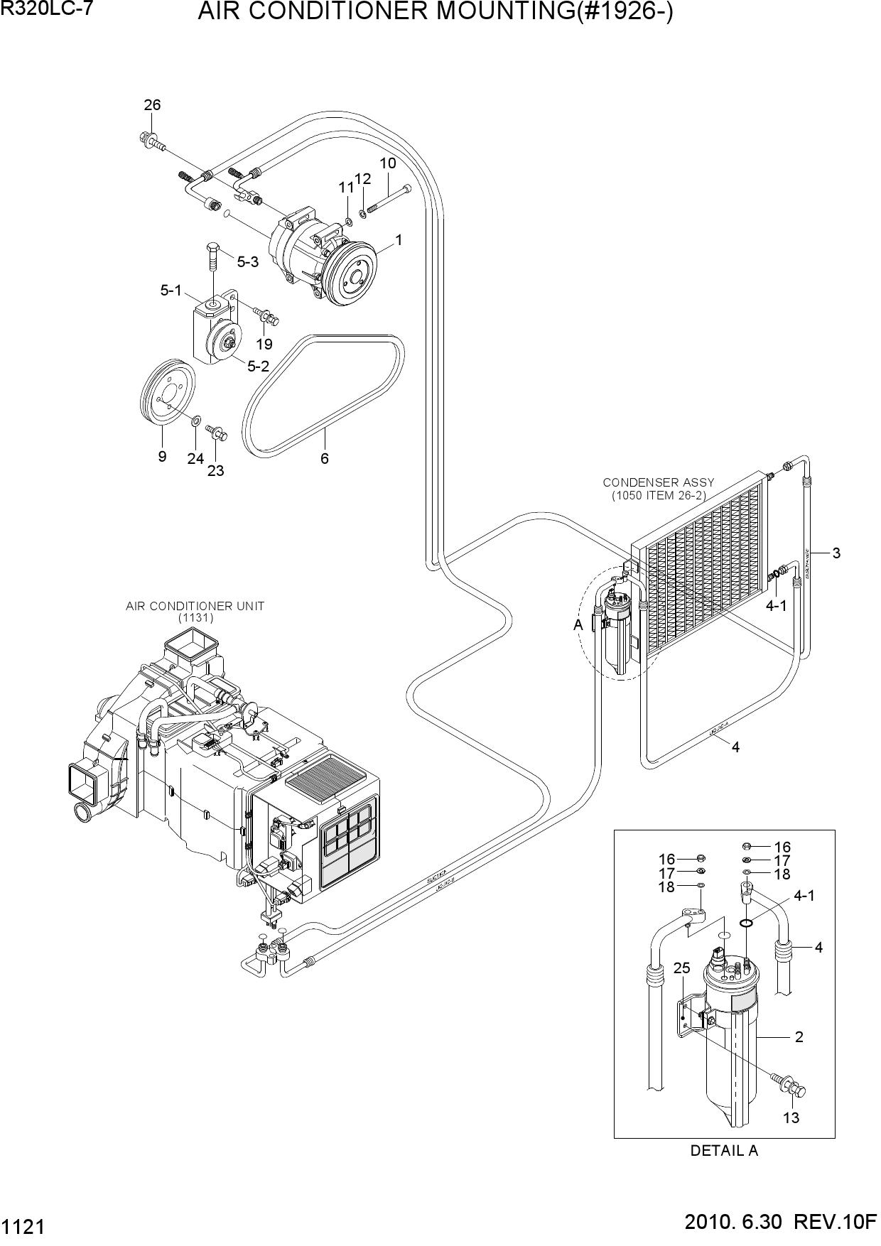 AIR CONDITIONER MOUNTING(#1926-)