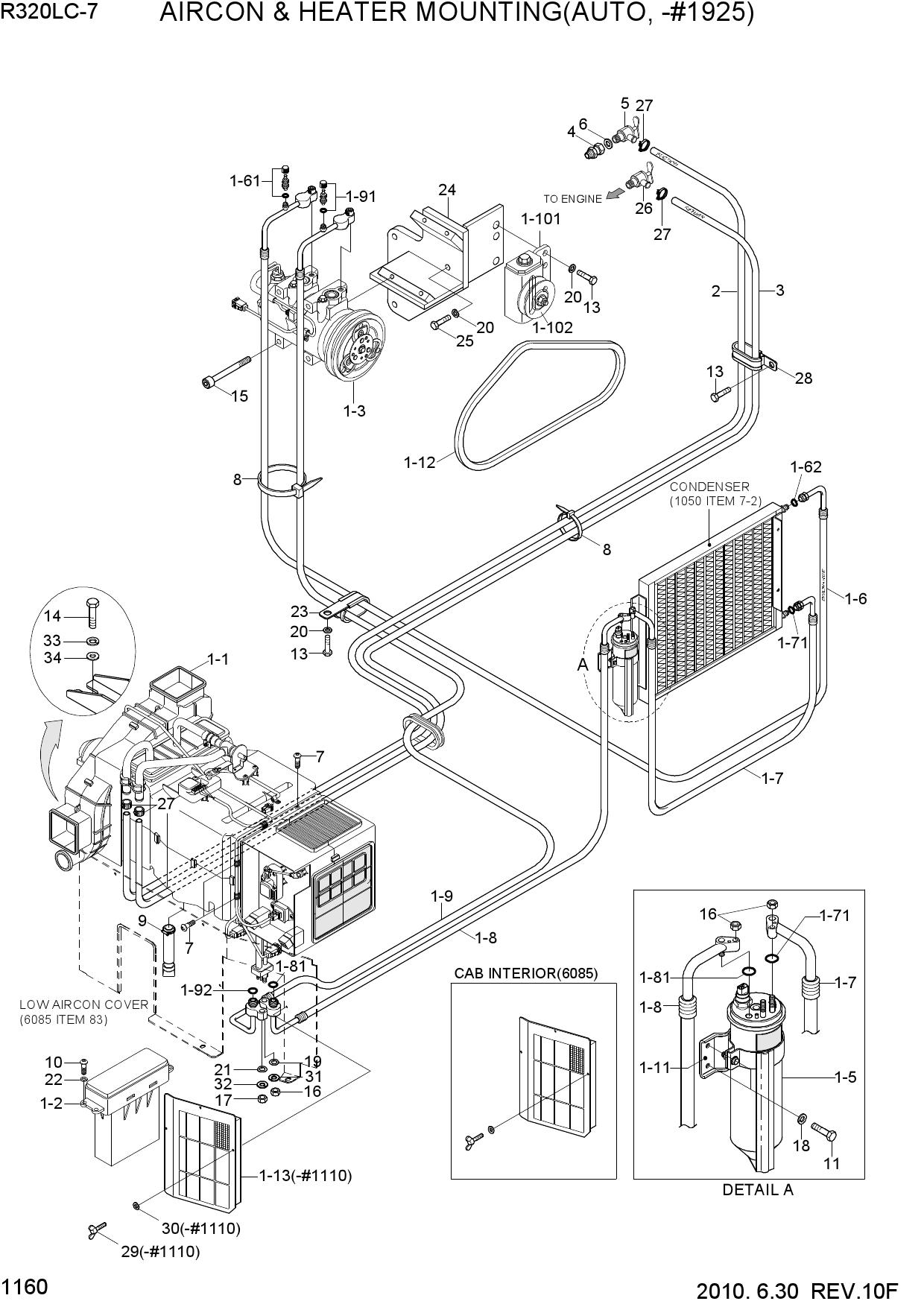 AIRCON & HEATER MOUNTING(AUTO,-#1925)