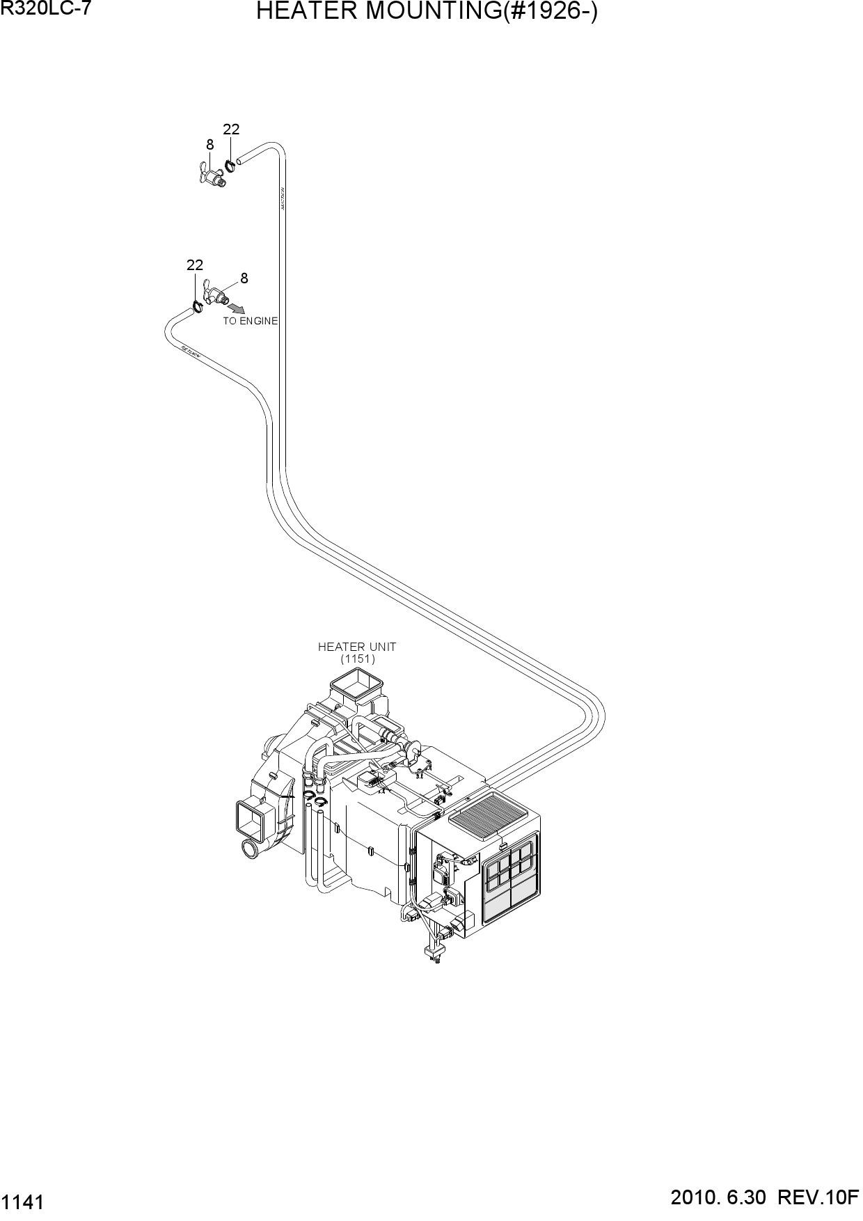 HEATER MOUNTING(#1926-)