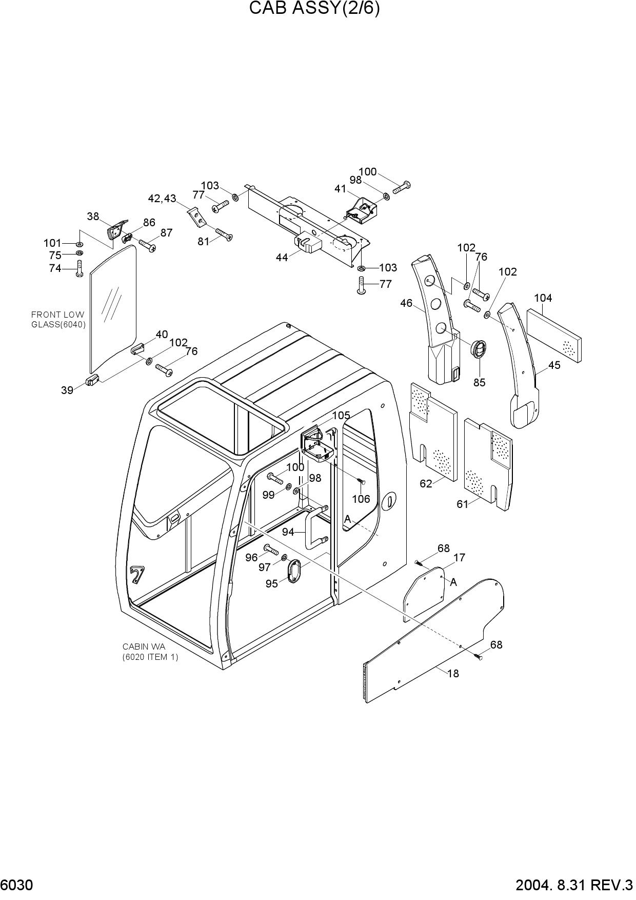 CAB ASSY(2/6)
