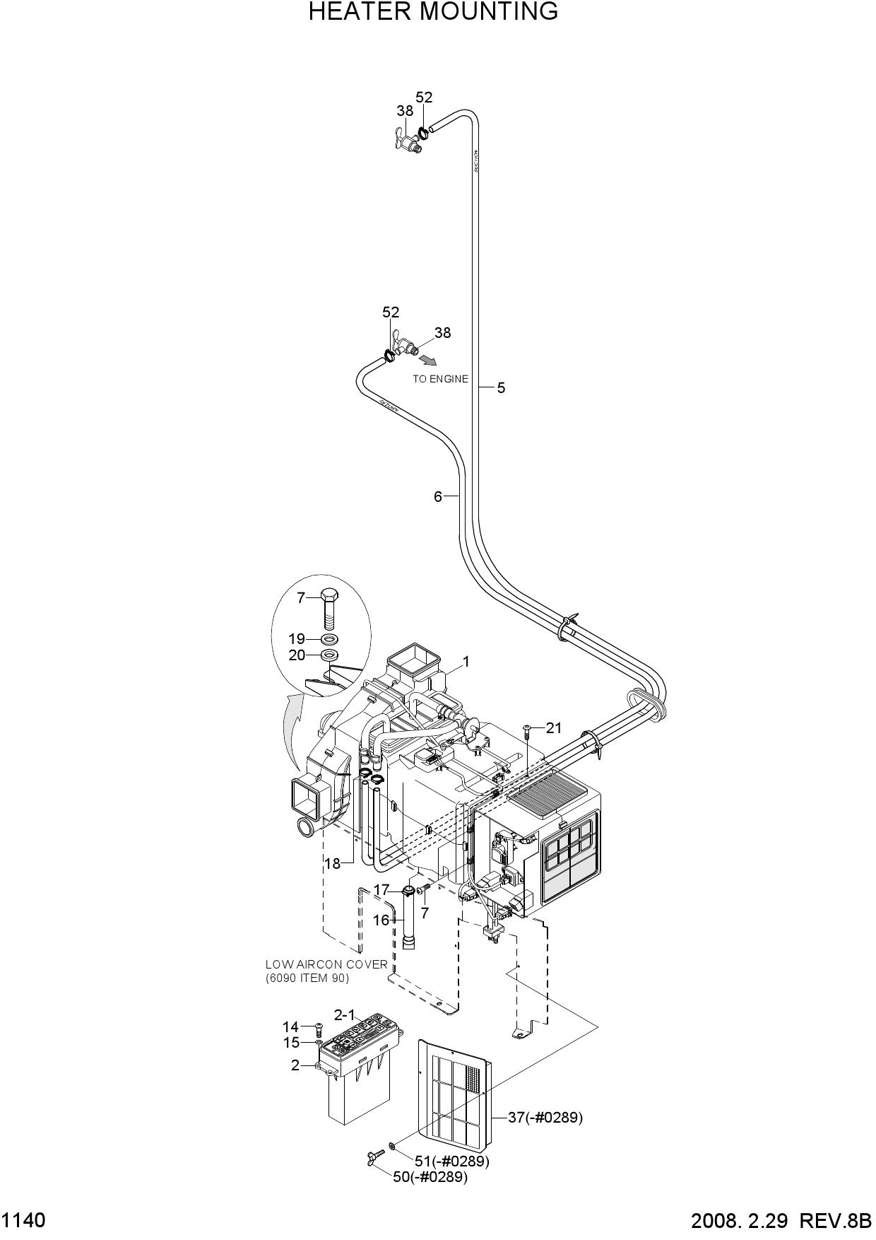 HEATER MOUNTING(-#0568)