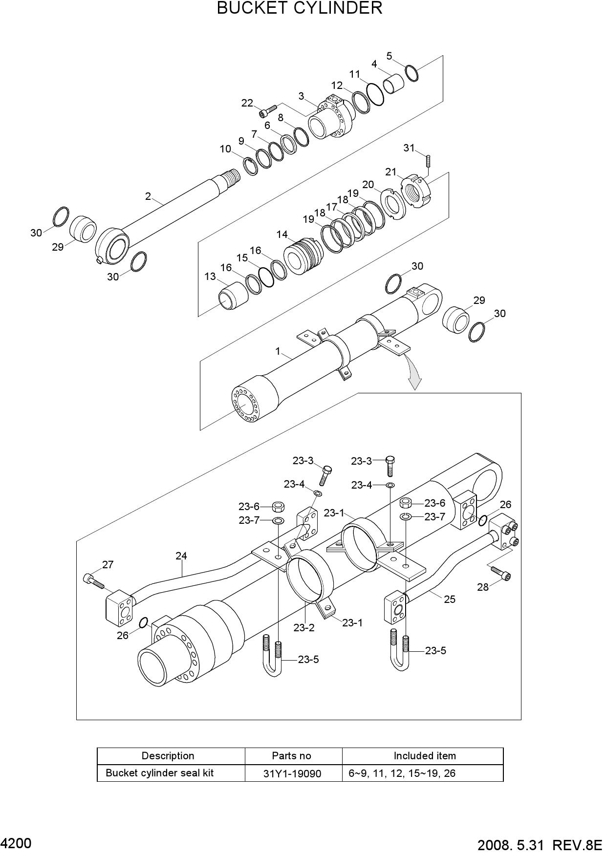BUCKET CYLINDER