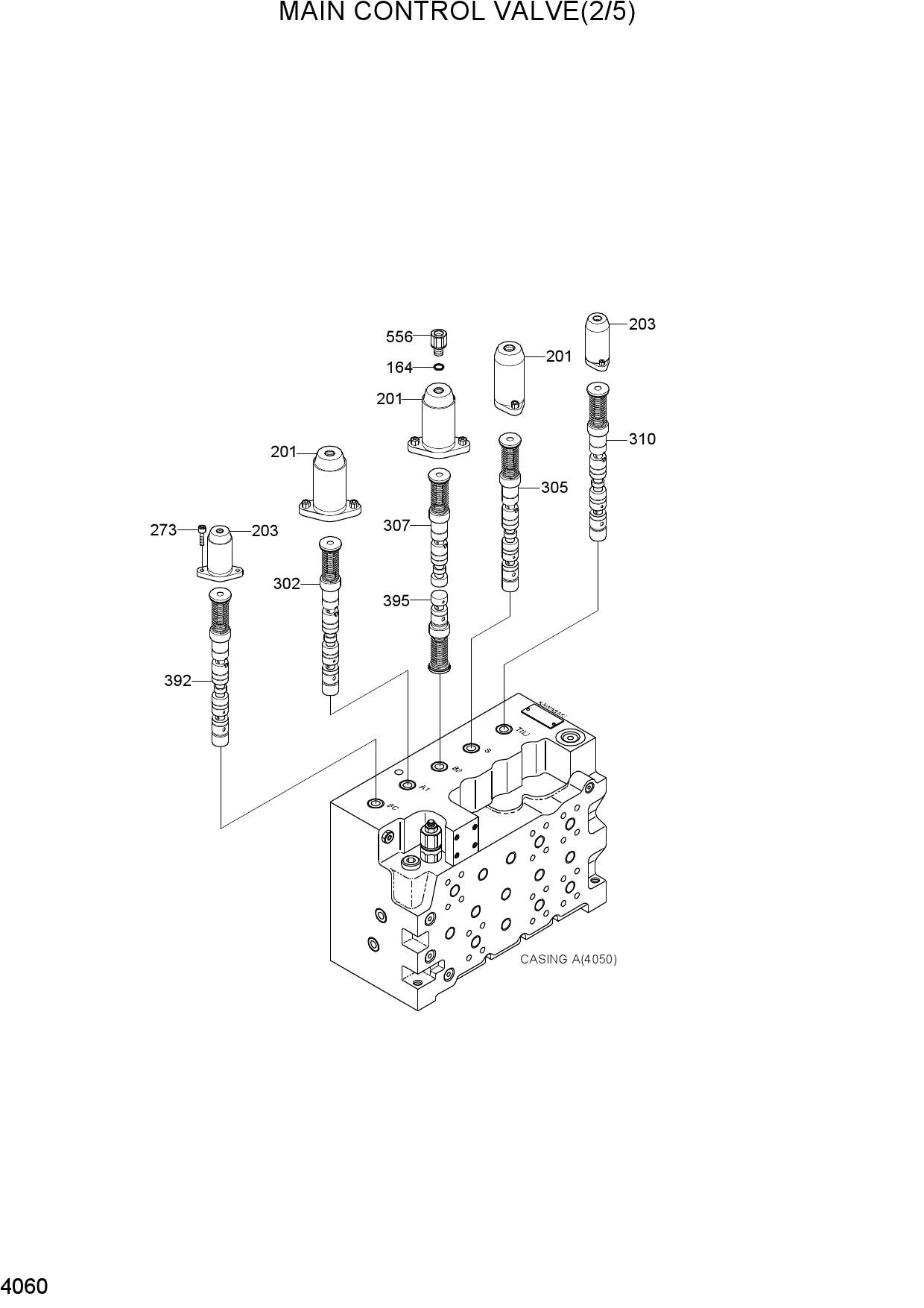 MAIN CONTROL VALVE(2/5)