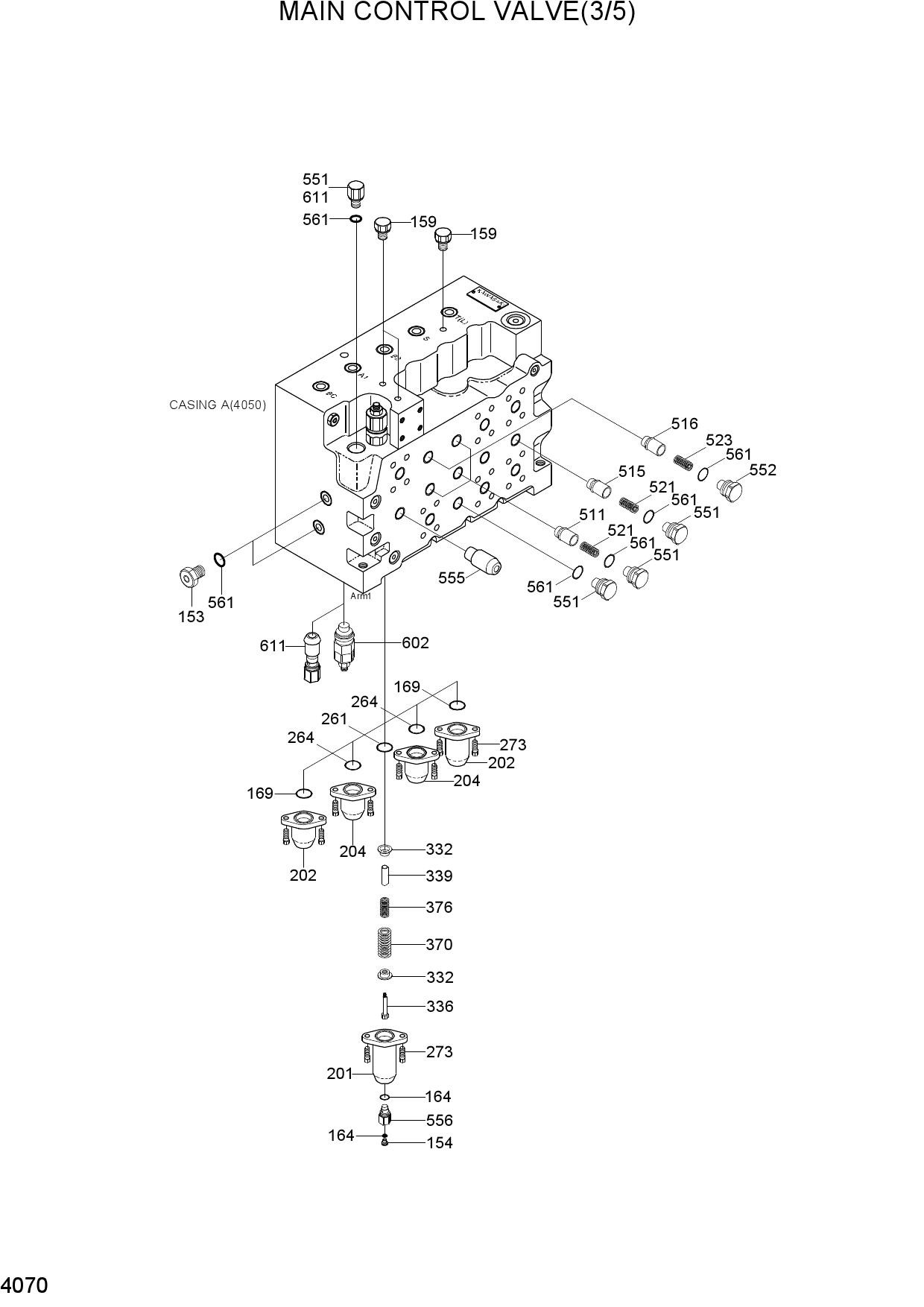 MAIN CONTROL VALVE(3/5)