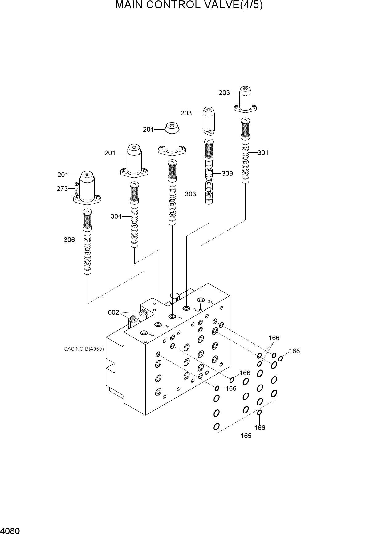 MAIN CONTROL VALVE(4/5)
