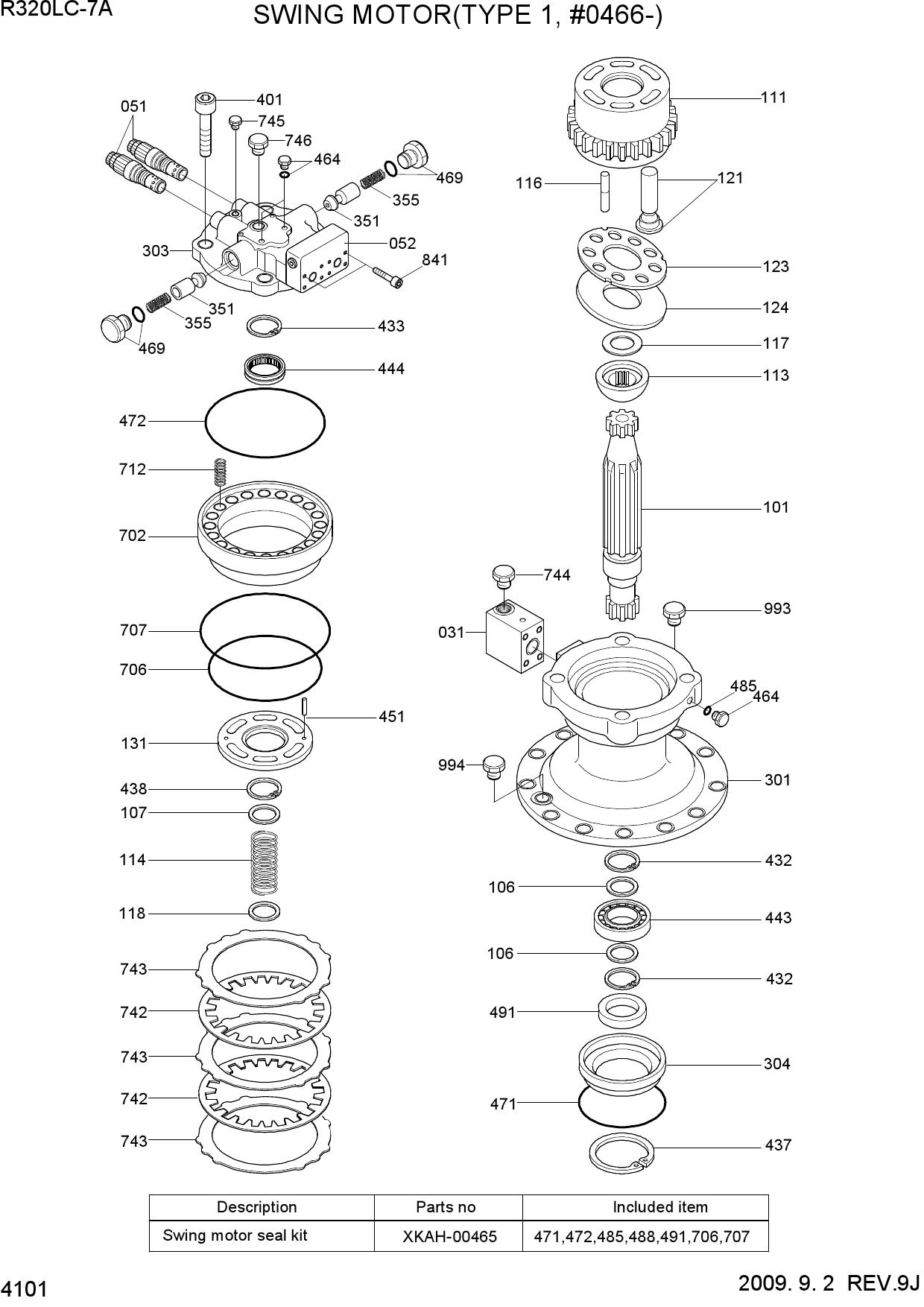 SWING MOTOR(TYPE1, #0466-)