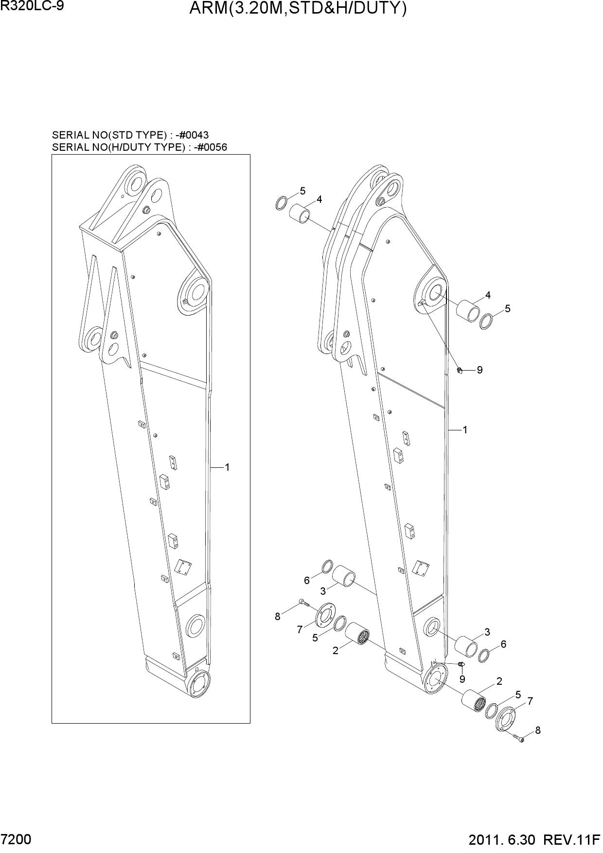 ARM(3.20M, STD & H/DUTY)