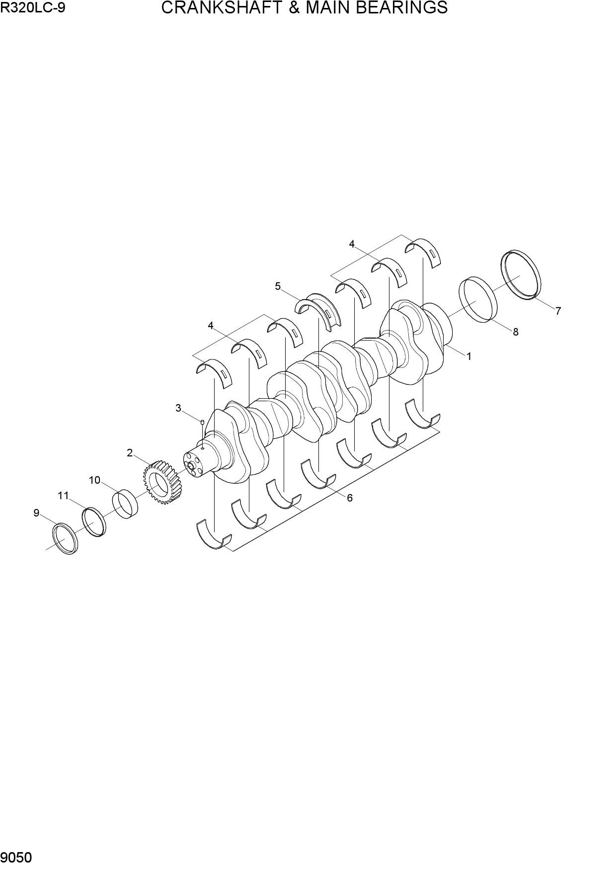 CRANKSHAFT & MAIN BEARINGS