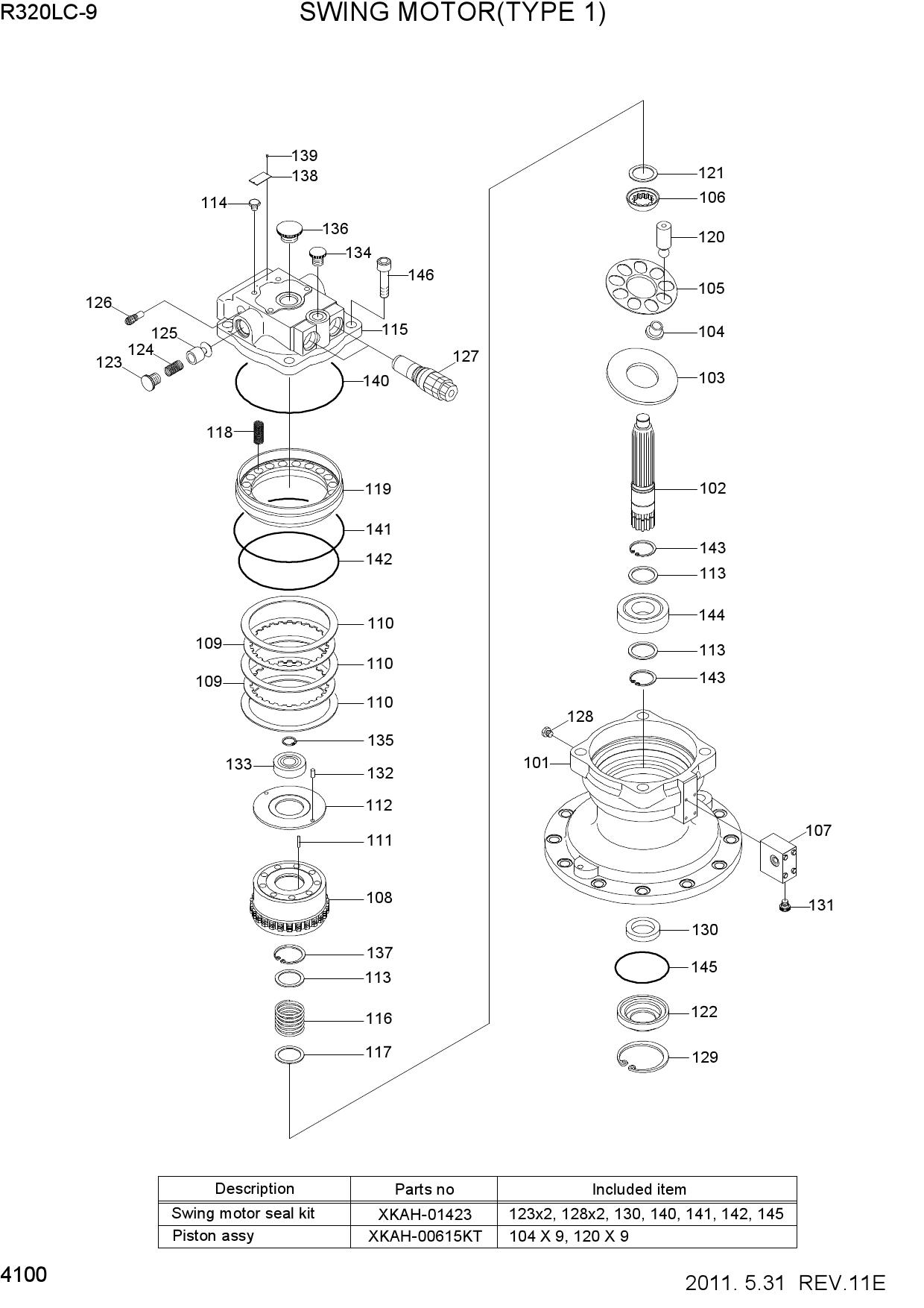 SWING MOTOR(TYPE 1)