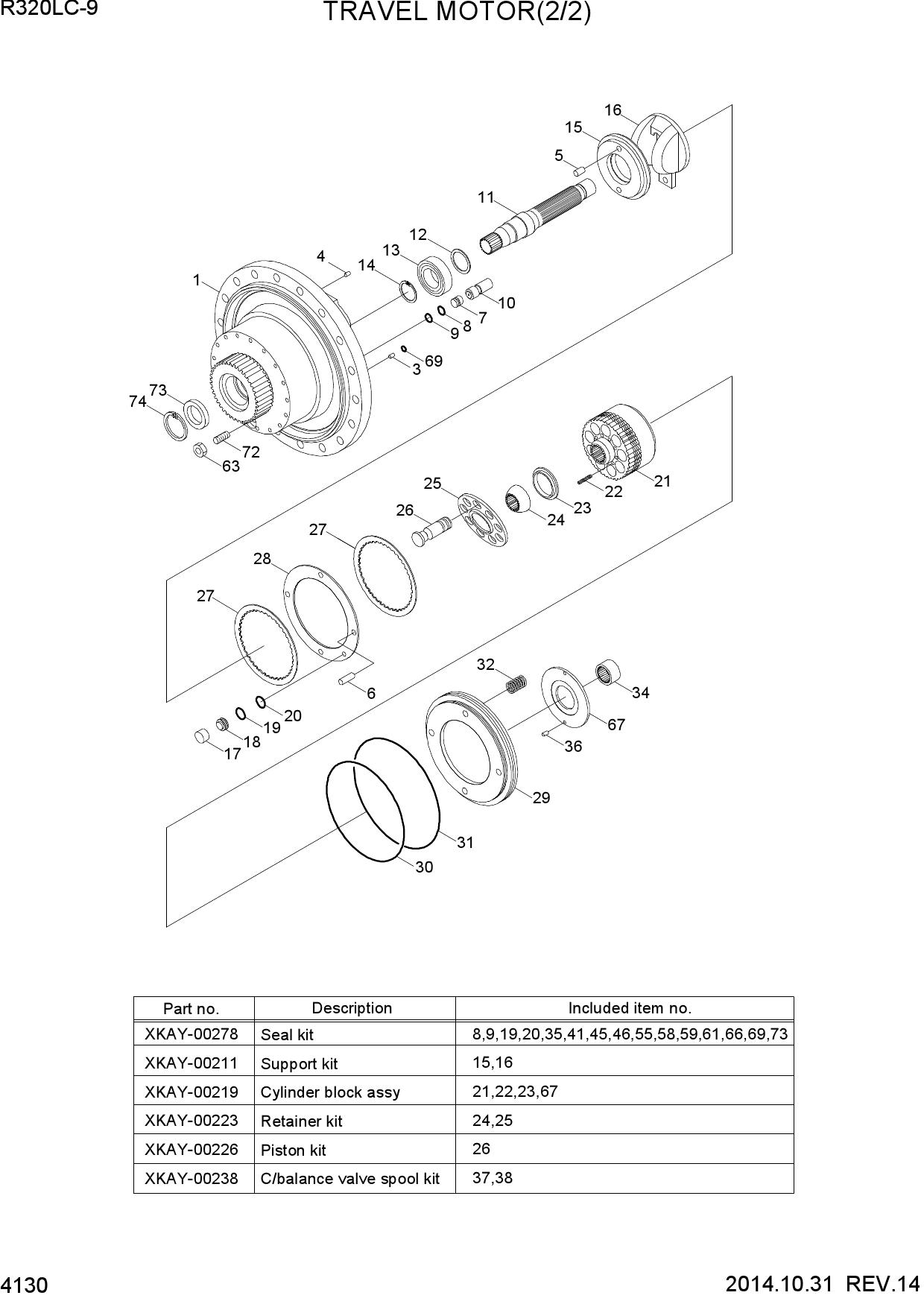 TRAVEL MOTOR(2/2)