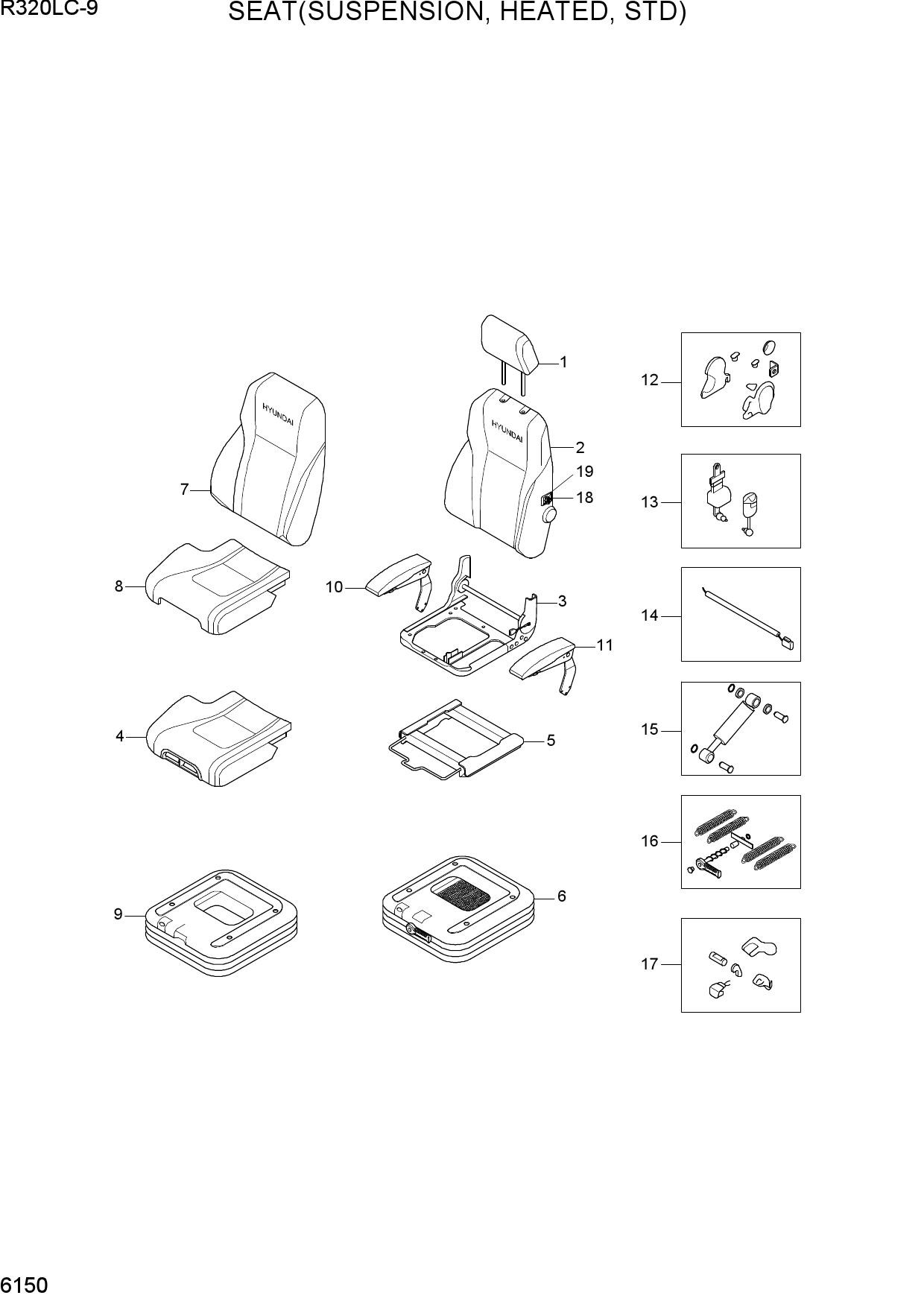 SEAT(SUSPENSION, HEATED, STD)
