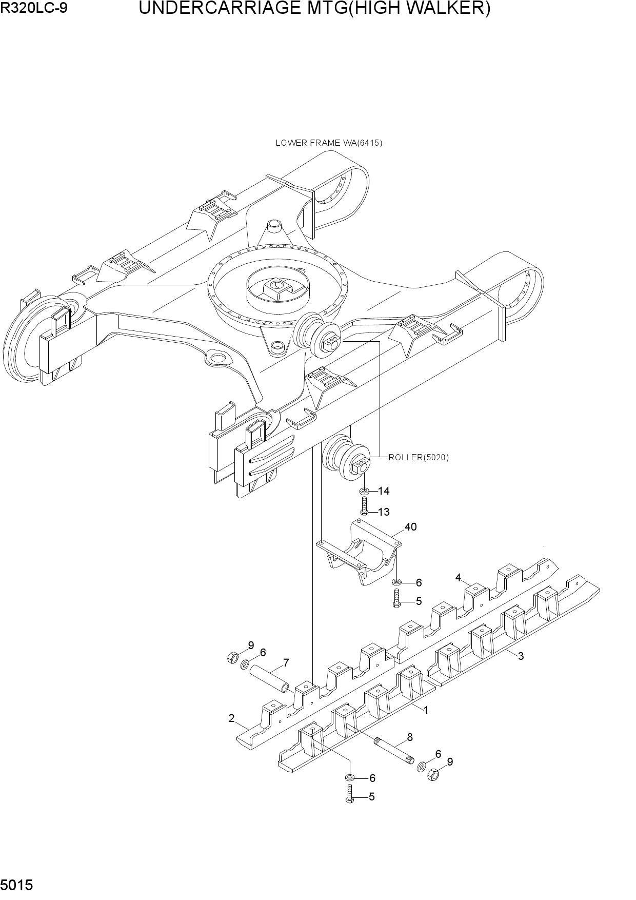 UNDERCARRIAGE MTG(HIGH WALKER)