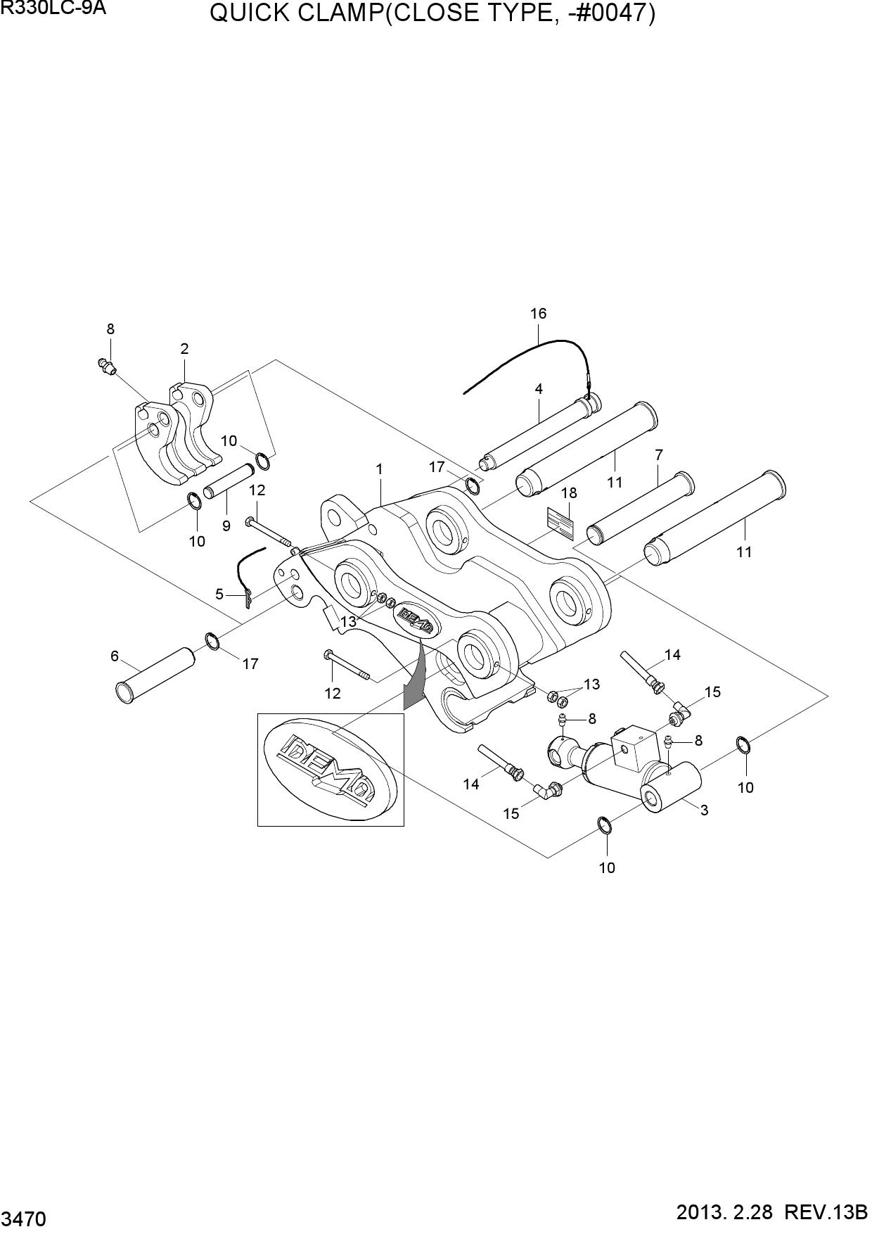 QUICK CLAMP(CLOSE TYPE, -#0047)