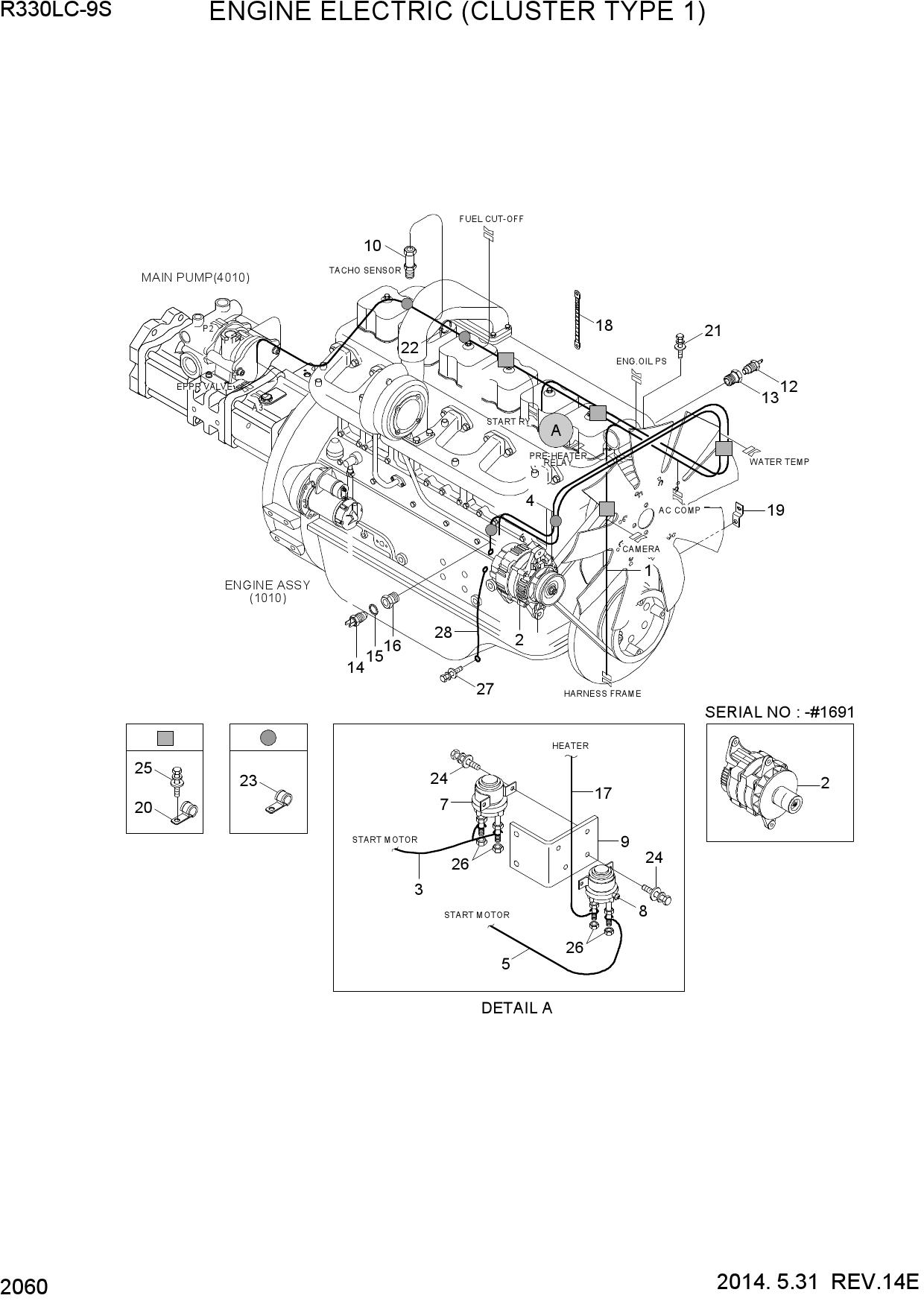 ENGINE ELECTRIC(CLUSTER TYPE 1)