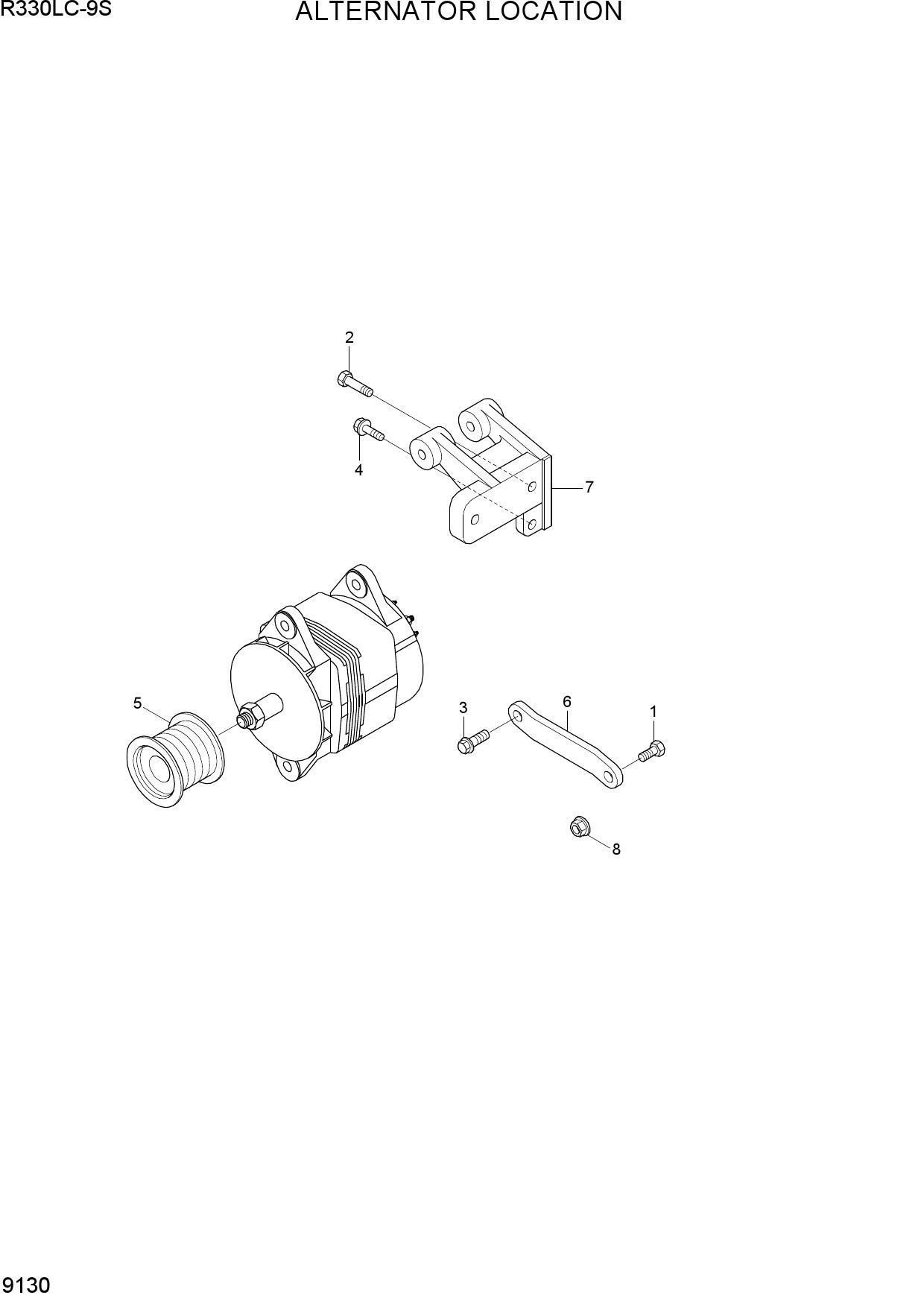 ALTERNATOR LOCATION