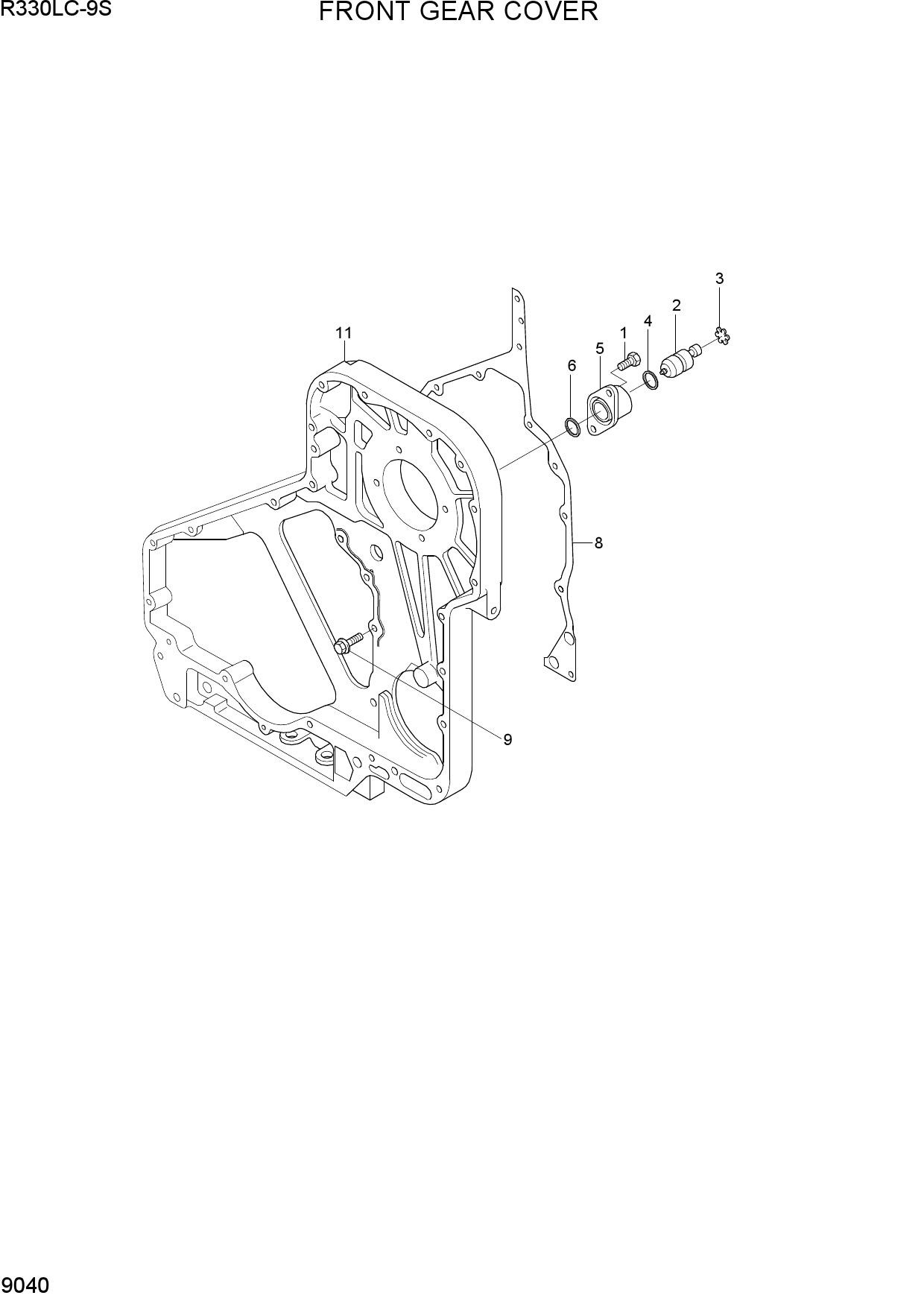 FRONT GEAR COVER